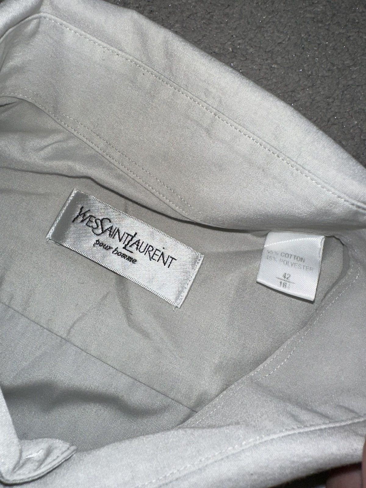 Yves Saint Laurent Yves Saint Laurent Vintage Shirt Designer Size US XL / EU 56 / 4 - 9 Thumbnail