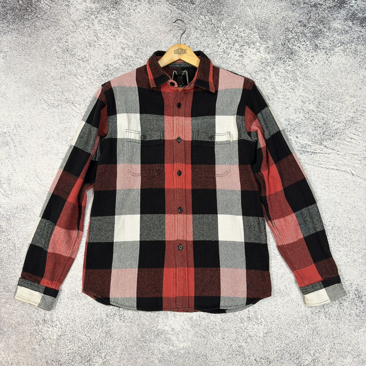 Stussy × Vintage Stussy Vintage Mens Flannel Overshirt L size Size US L / EU 52-54 / 3 - 1 Thumbnail