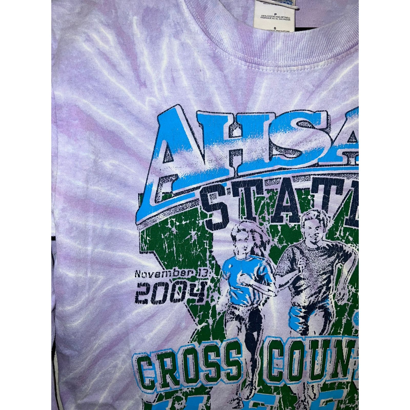Gildan Vintage Cross Country Long Sleeve Shirt State 2004 S Small Size US S / EU 44-46 / 1 - 2 Thumbnail