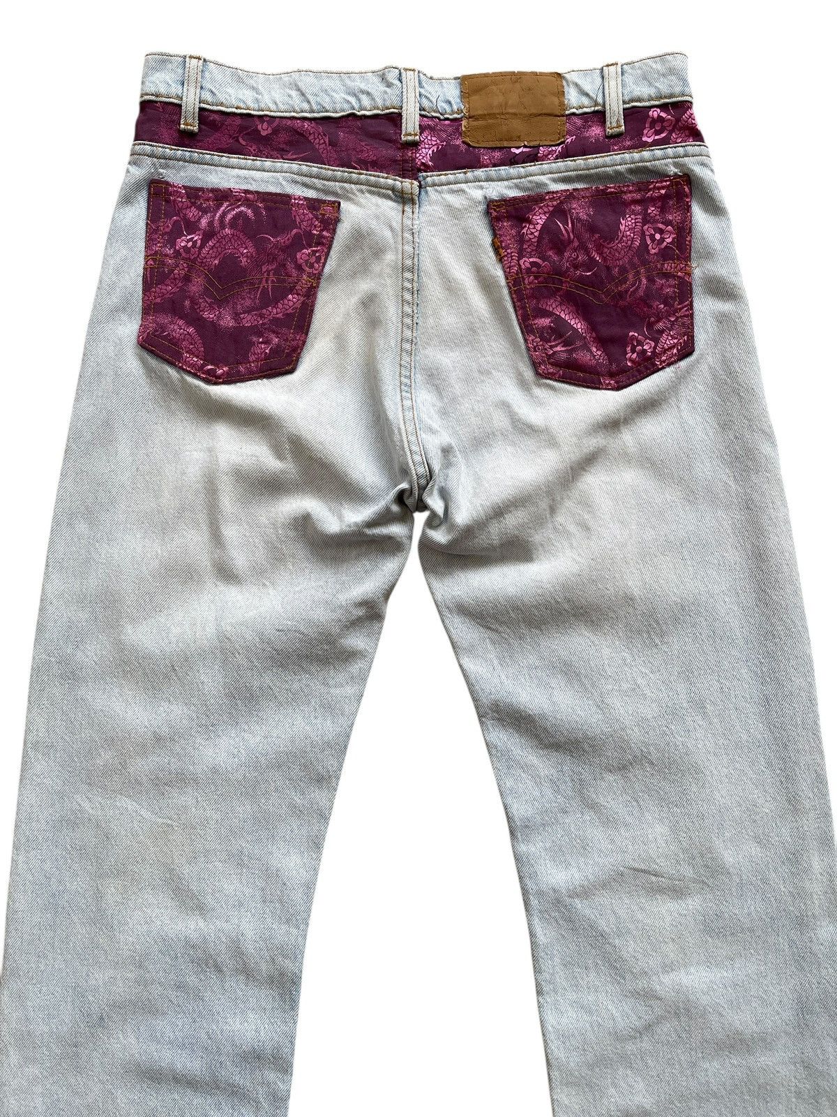 Levi's Vintage Clothing Vintage Levis 1 of 1 Reworked Destroyed Denim Size US 33 - 11 Thumbnail