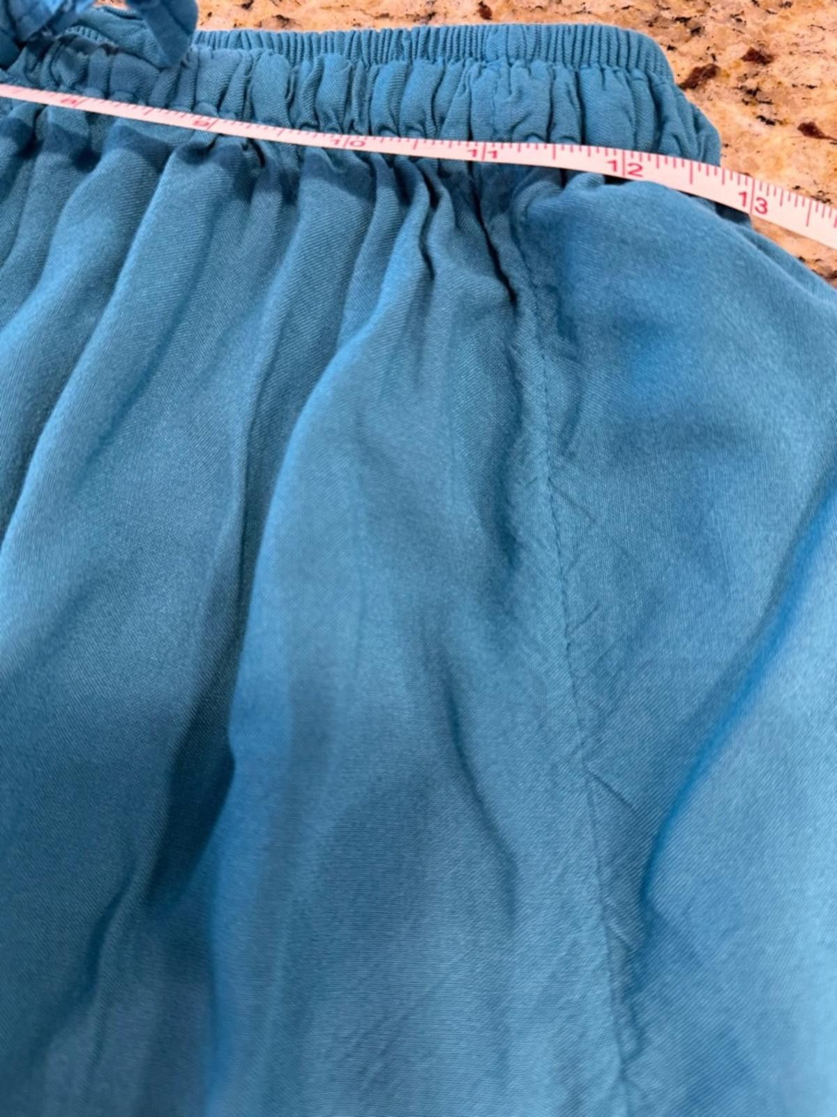 Other Teal pants lightweight casual elastic ankle joggers SZ XS/SM Size 26" / US 2 / IT 38 - 5 Thumbnail