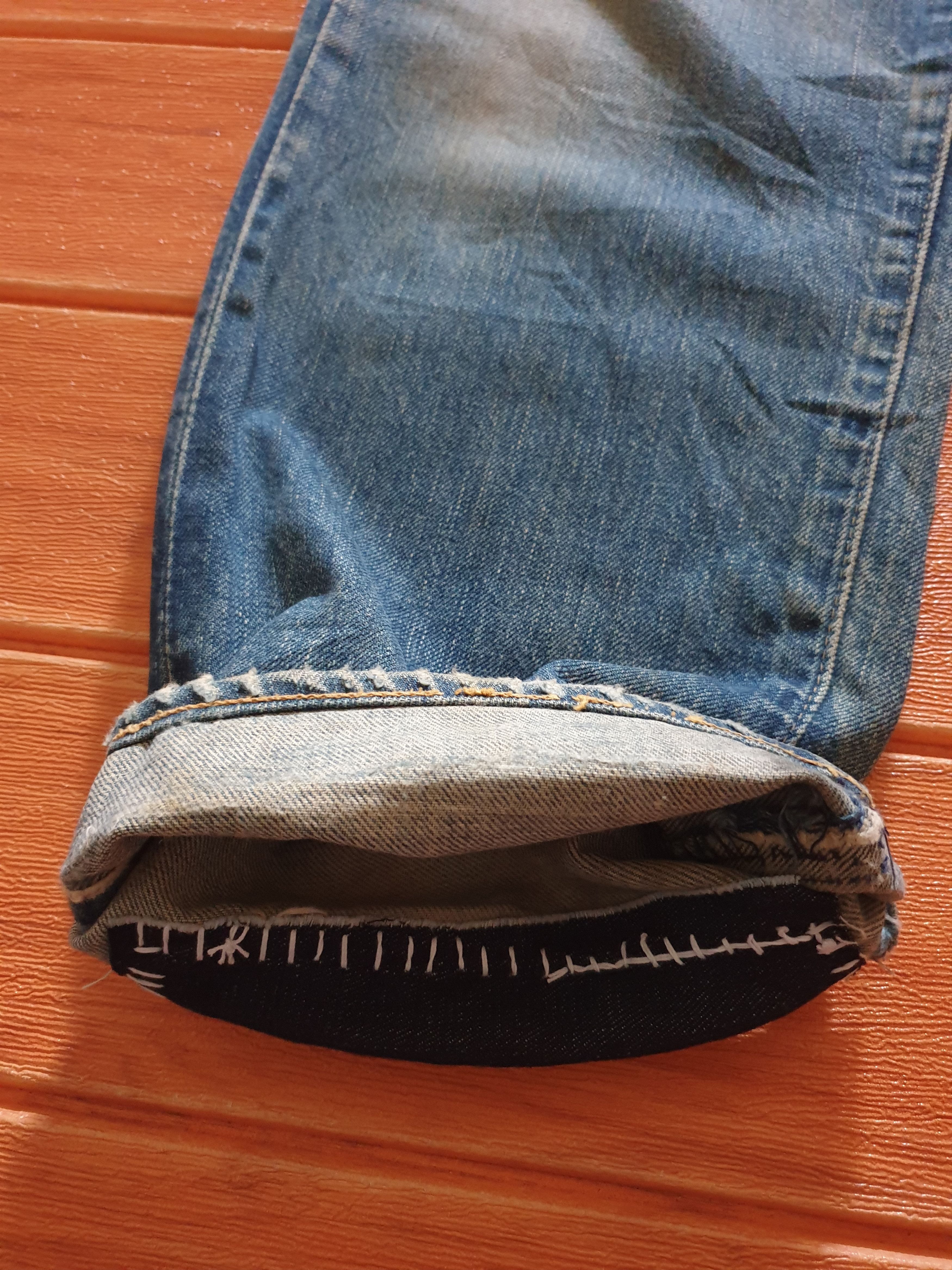 Levi's 💥Vintage Levis big E J22 selvedge shashiko pant Size US 33 - 7 Thumbnail