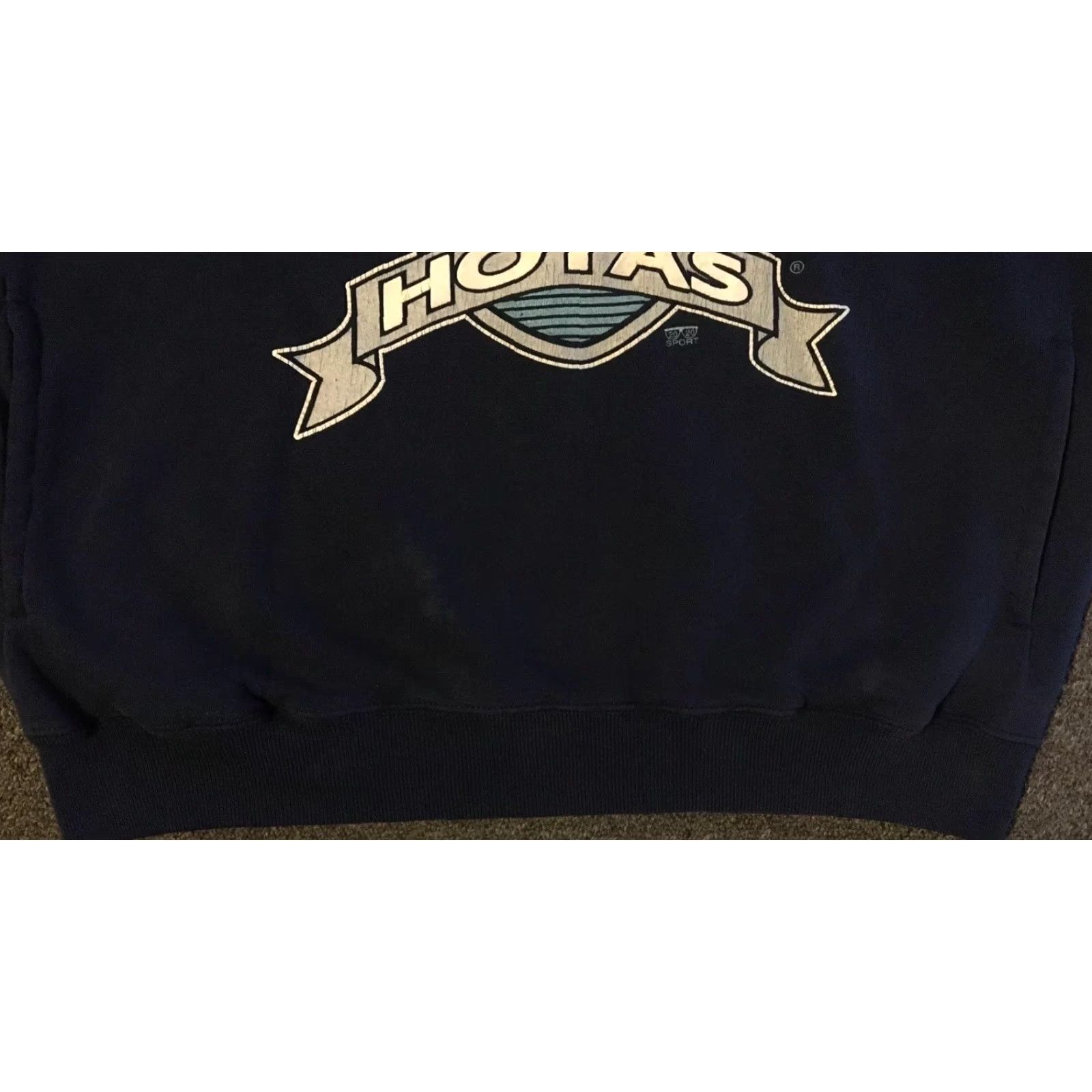 Vintage VINTAGE Georgetown University Hoodie M Blue 90s Distressed College Pullover Sweatshirt Mens Size US M / EU 48-50 / 2 - 3 Thumbnail