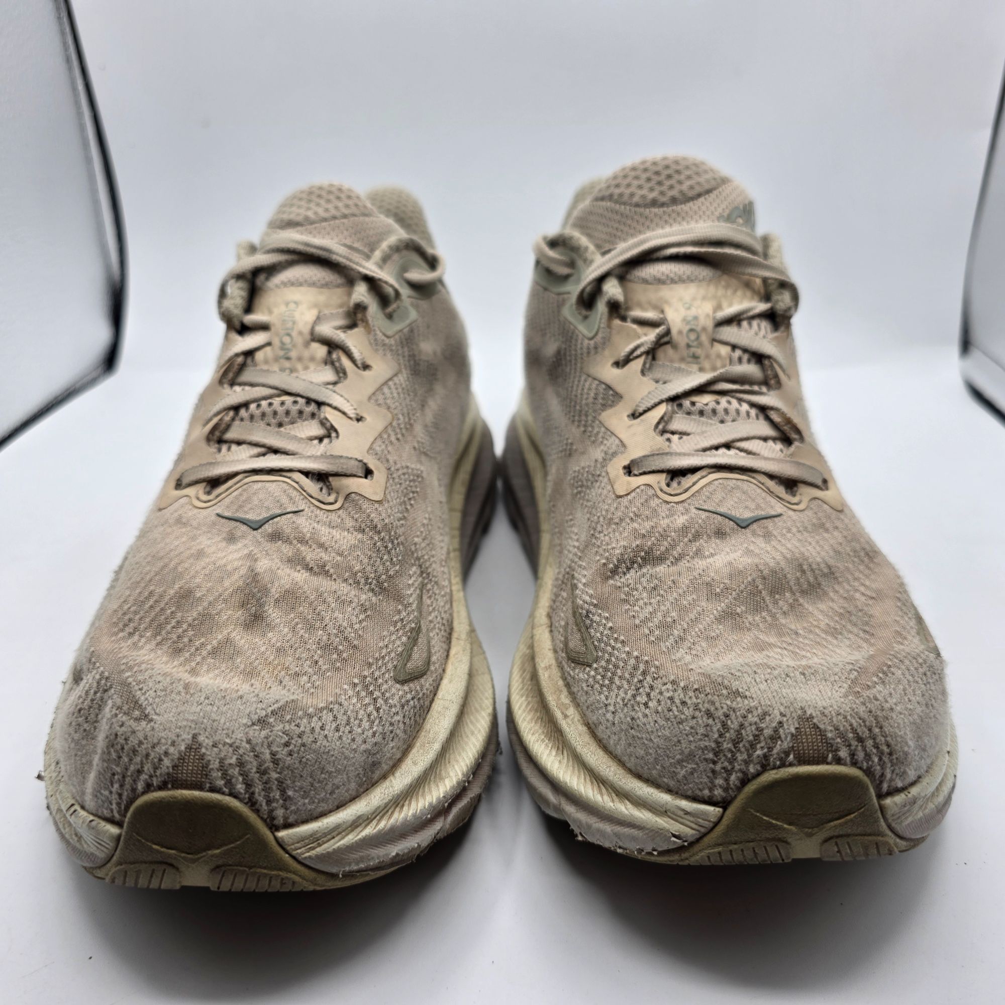 Hoka Hoka One One Clifton 9 Mens 10 White Athletic Shoes Running Size US 10 / EU 43 - 14 Thumbnail
