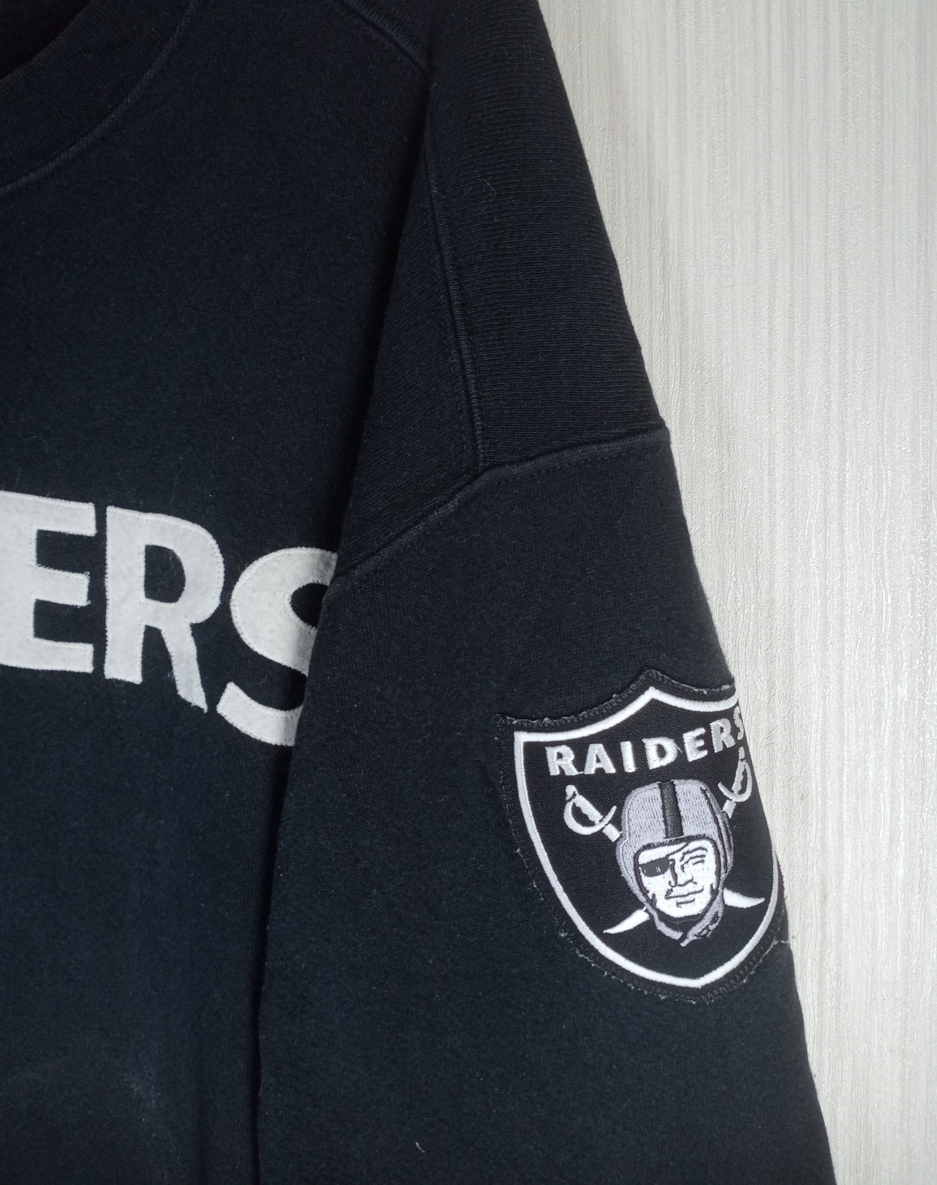 Majestic Rare Vintage Raiders Majestic NFL Crewneck Sweatshirt Size US L / EU 52-54 / 3 - 4 Thumbnail