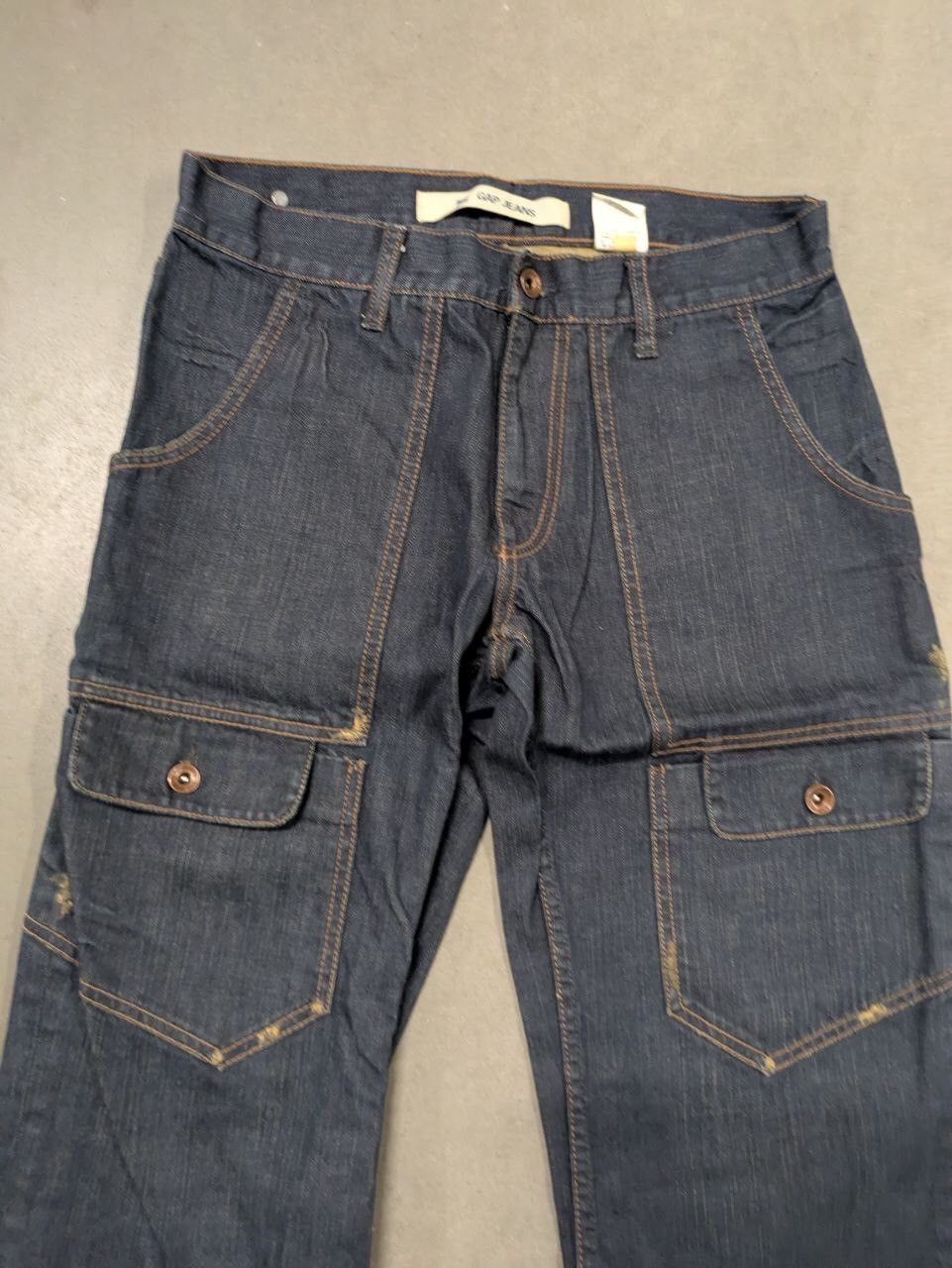 Gap × Vintage Gap wide cargo denim pants 32x30 Size US 32 / EU 48 - 2 Thumbnail