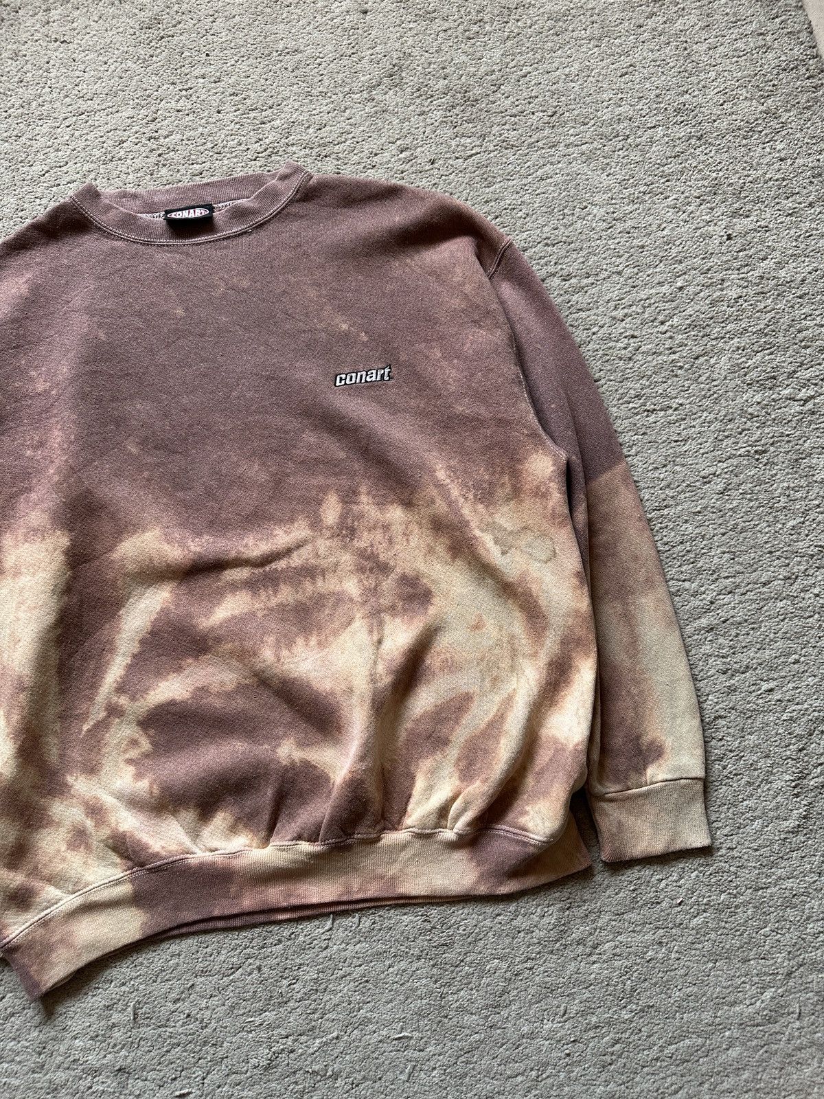 Vintage 1990s Vintage Conart Logo Bleach Sweatshirt Size US XL / EU 56 / 4 - 6 Thumbnail