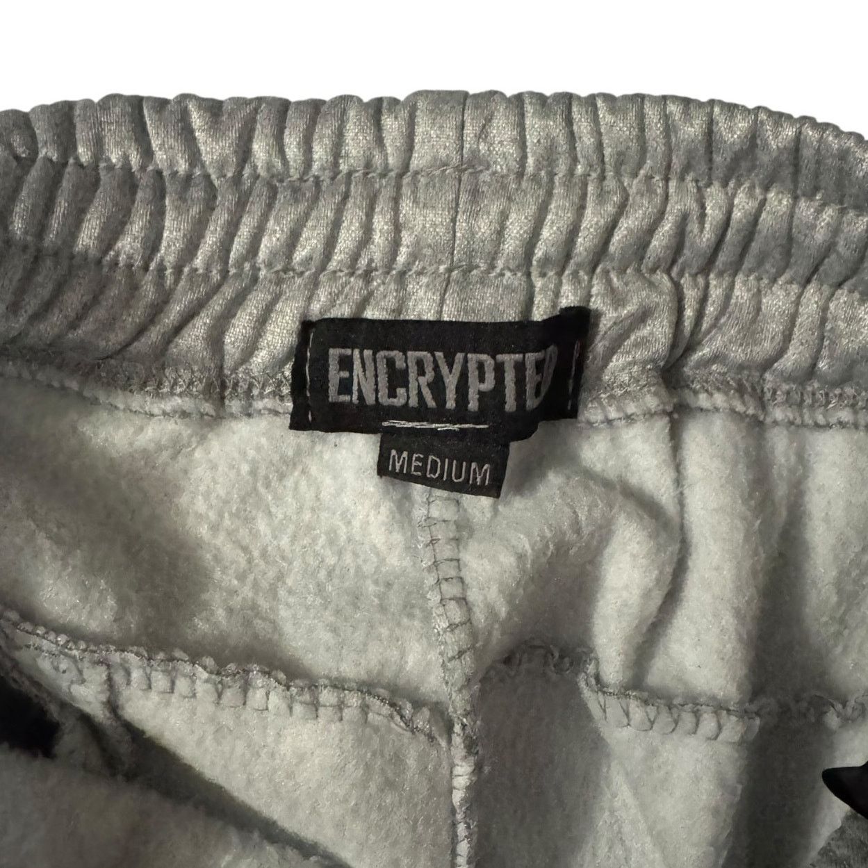 Other Encrypted Gray Sweatpants Med Zippered Pockets Urban Comfort Size US 32 / EU 48 - 2 Thumbnail
