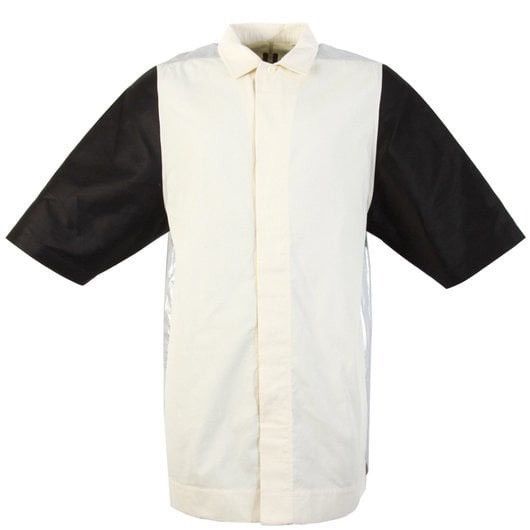 Rick Owens Drkshdw Rick Owen’s Shirt in Natural and Black DRKSHDW Collection. Size US S / EU 44-46 / 1 - 1 Thumbnail