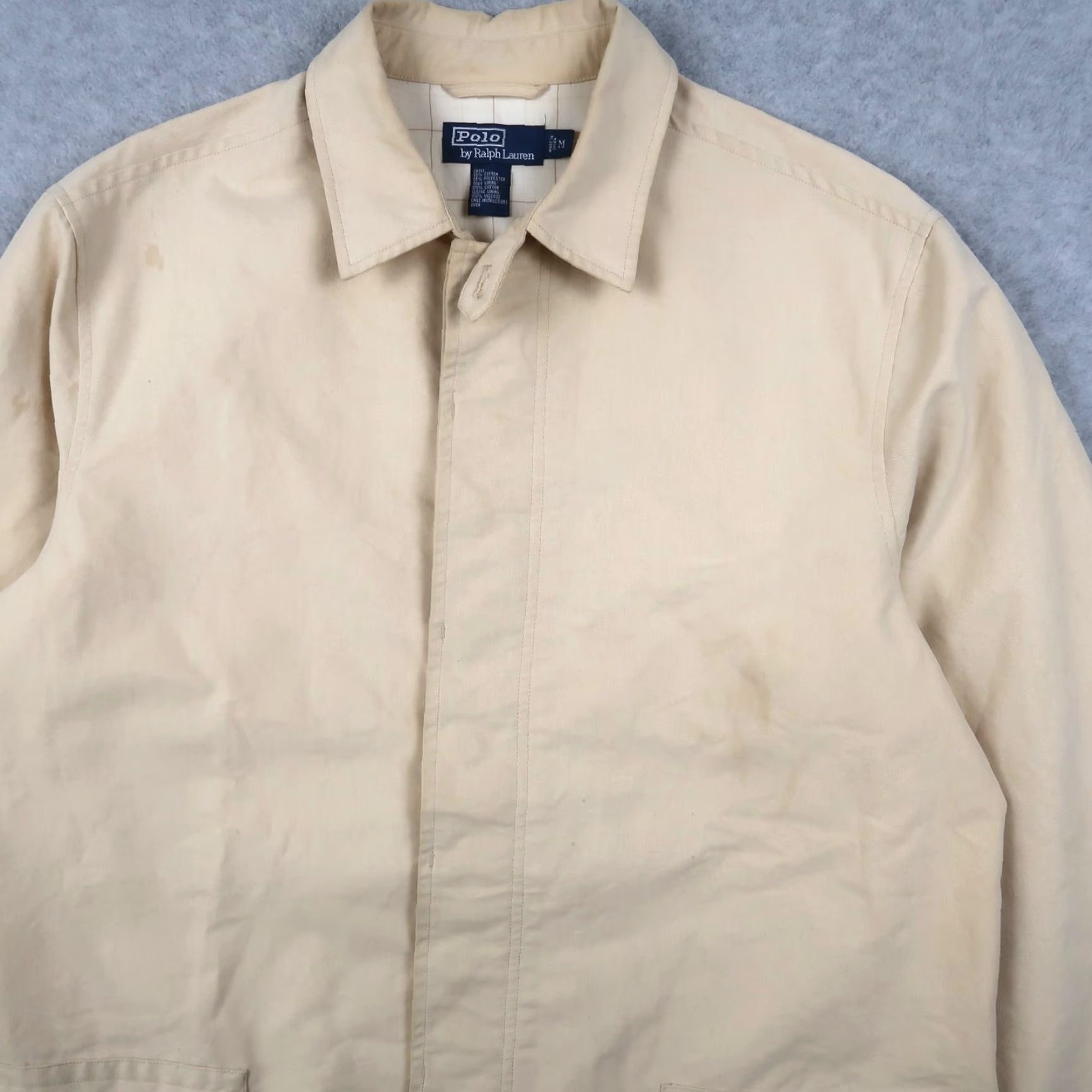 Polo Ralph Lauren VINTAGE Polo Ralph Lauren Beige Jacket Coat Mens M Medium Size US M / EU 48-50 / 2 - 3 Thumbnail