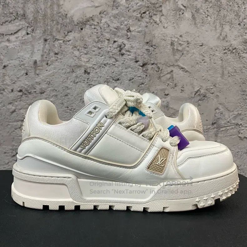 Louis Vuitton Louis Vuitton White chubby shoes Size US 8 / EU 41 - 4 Thumbnail