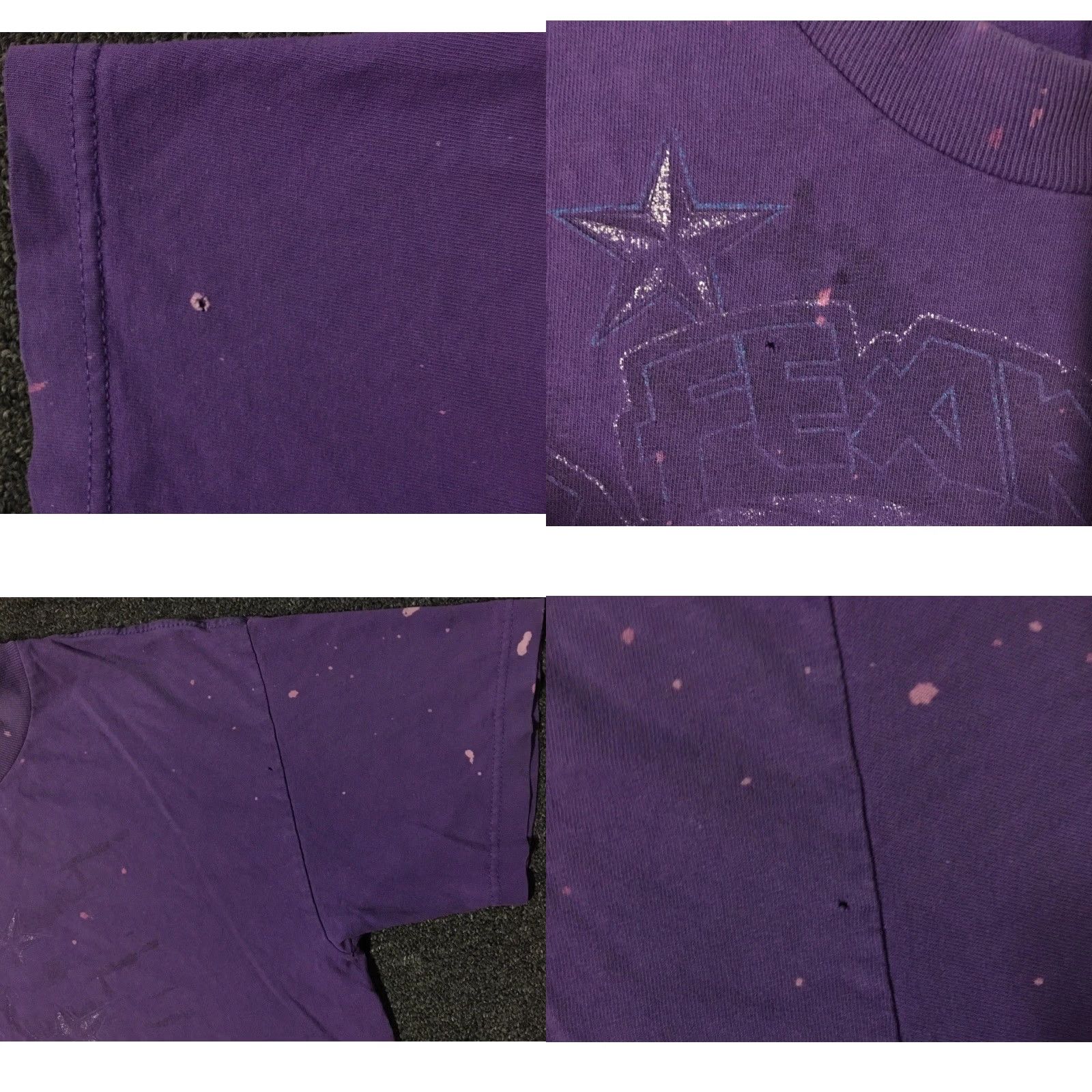 Quiksilver Vtg No Fear Thrashed Faded Skull Shirt XS S Surf Skate Grunge Biker Jnco 90s Y2K Size US XS / EU 42 / 0 - 9 Thumbnail
