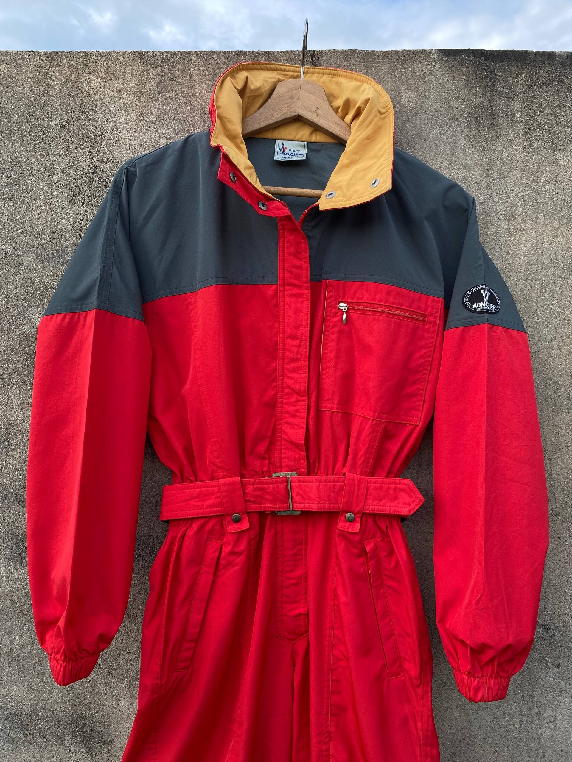Vintage Moncler Grenoble Ski-wear Jumpsuit