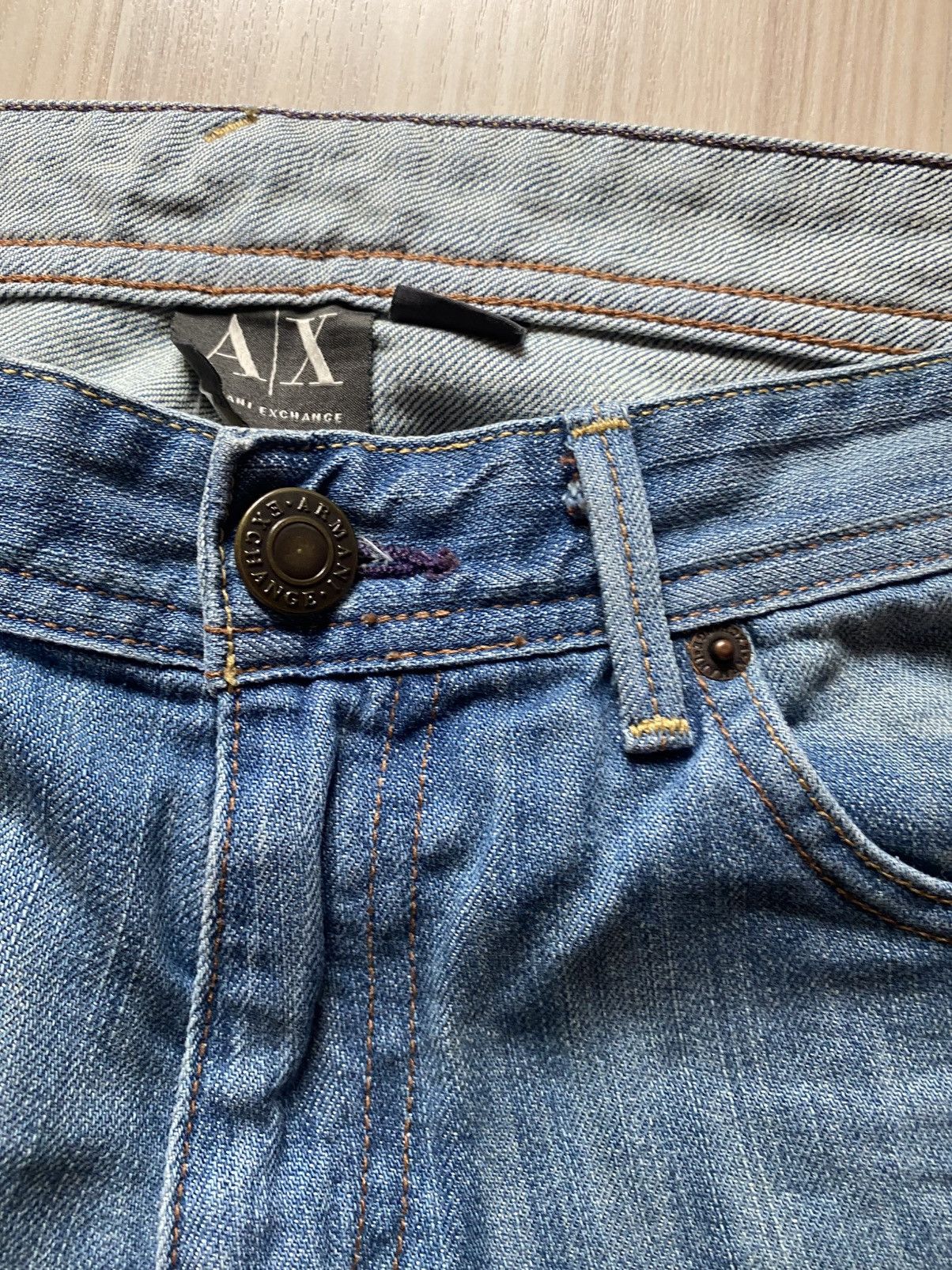 Armani Exchange × Emporio Armani × Vintage Armani Exchange х Pocket Logo х Flared Fit Pants Size US 34 / EU 50 - 5 Thumbnail