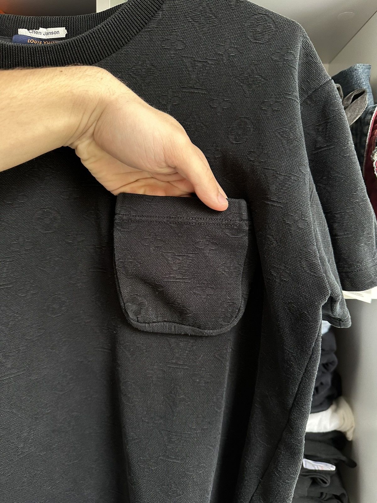 Louis Vuitton 🔥LOUIS VUITTON MONOGRAM POCKET T-SHIRT🔥 Size US S / EU 44-46 / 1 - 5 Thumbnail