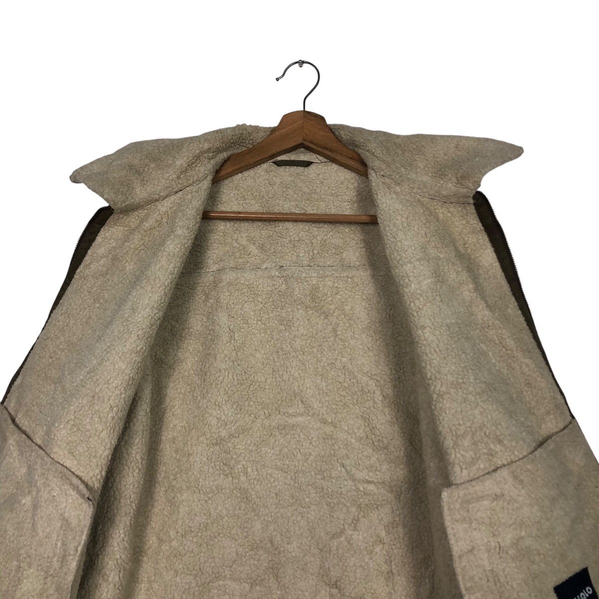 Japanese Brand 📌Vintage Leather Jacket Uniqlo Sherpa Blanket Issey Miyake Size US L / EU 52-54 / 3 - 15 Thumbnail