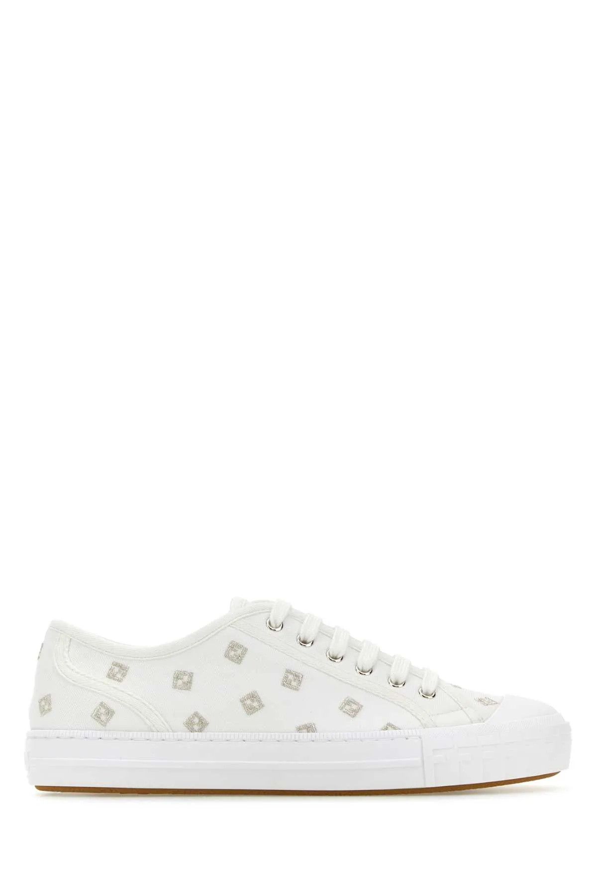 Fendi o1s1wg110125 Sneaker in White Size US 8 / IT 38 - 2 Thumbnail