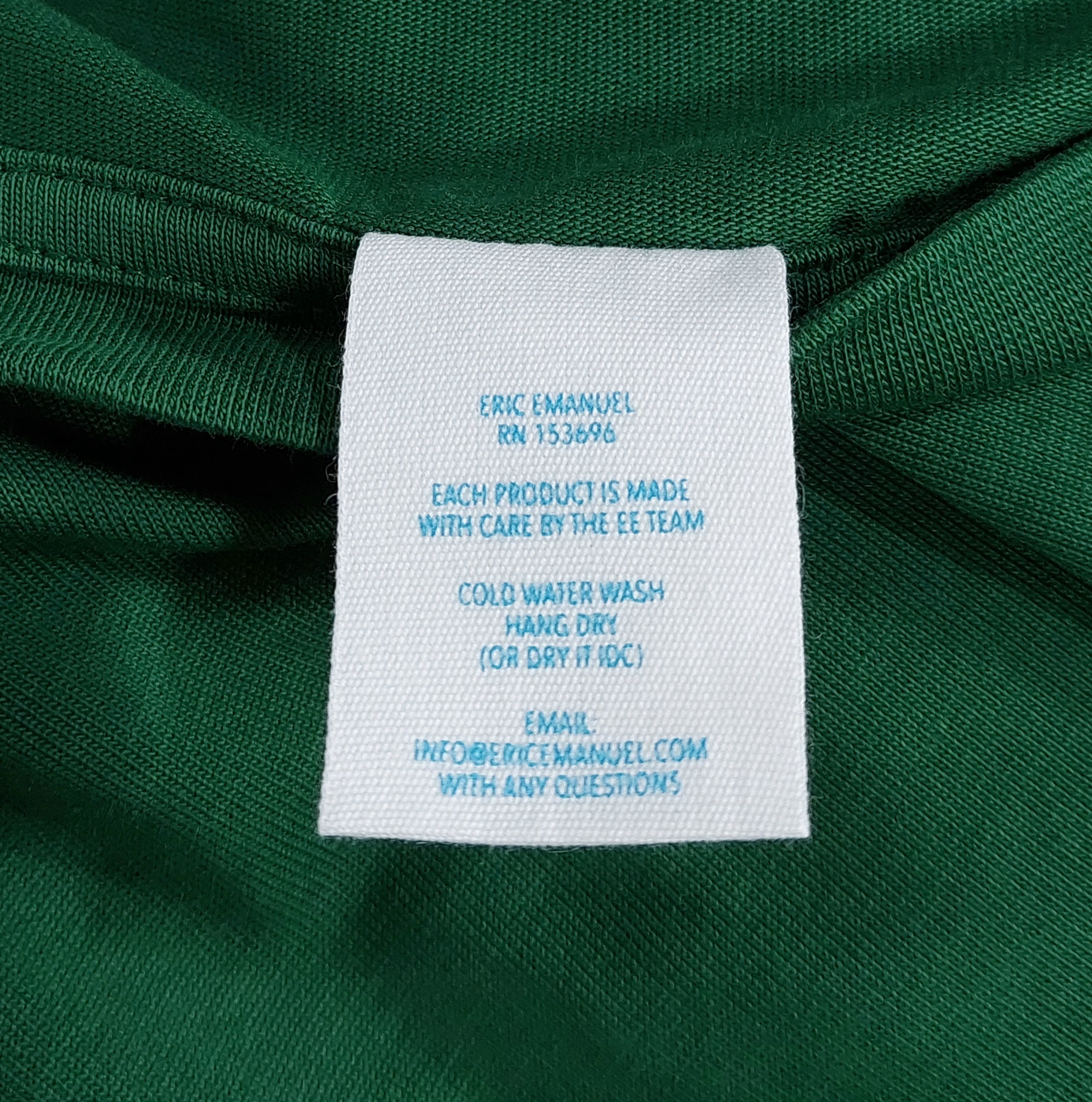 Eric Emanuel EE long sleeve tshirt - green / white XL Size US XL / EU 56 / 4 - 4 Thumbnail