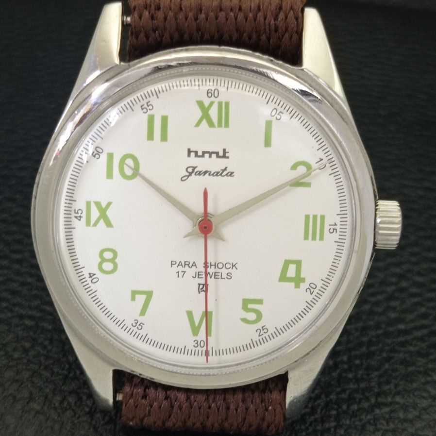 HMT AUTHENTIC HMT JANATA HAND-WINDING MENS WATCH a700095-a Size 38 - 4 Thumbnail