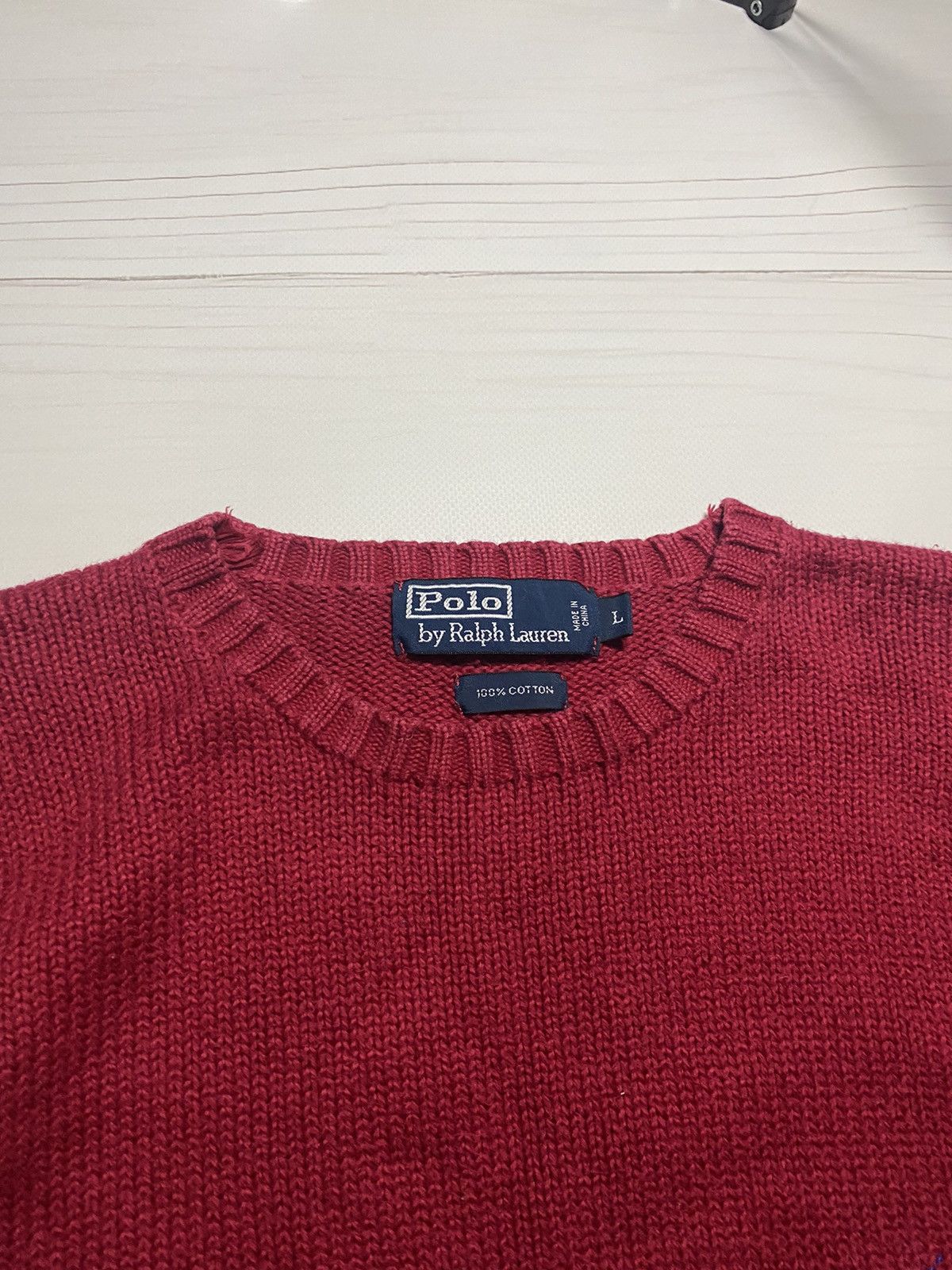 Polo Ralph Lauren Vintage Polo Ralph Lauren knit box fit y2k sweater Size US L / EU 52-54 / 3 - 3 Thumbnail