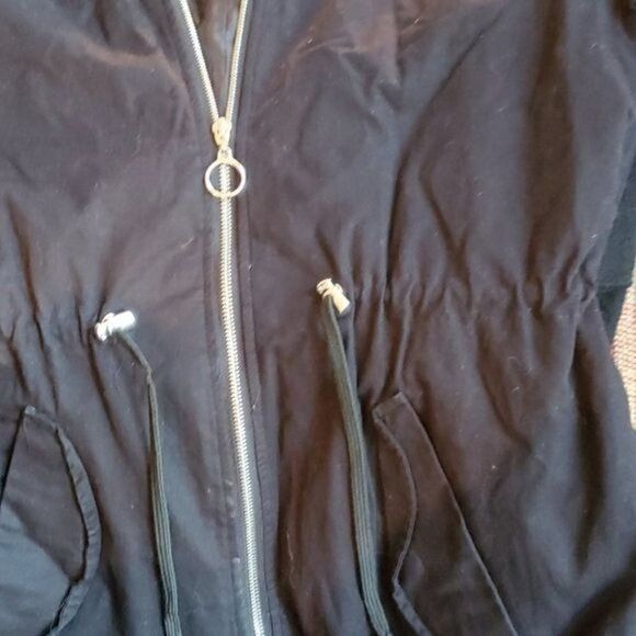 Boohoo Boohoo Zipper Cinched Waisted Lined Sz. L-XL Zippered Hooded Size L / US 10 / IT 46 - 15 Thumbnail
