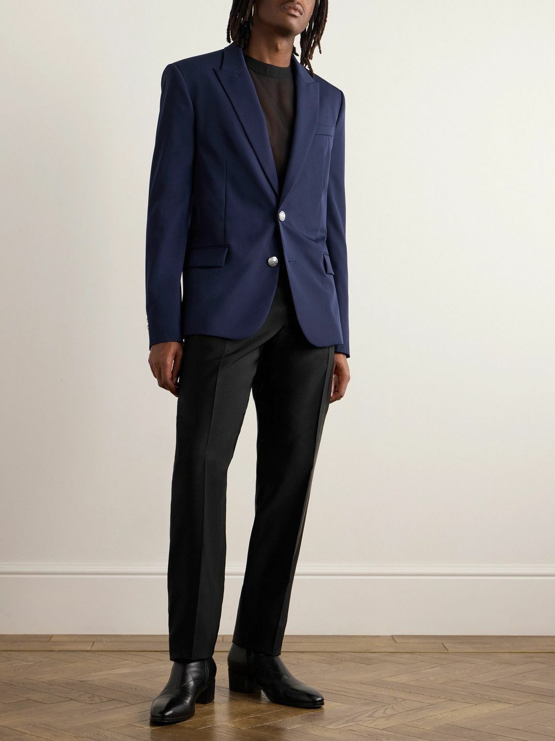 Balmain o1loc1c1125 Jackets in Blue Size US S / EU 44-46 / 1 - 2 Thumbnail