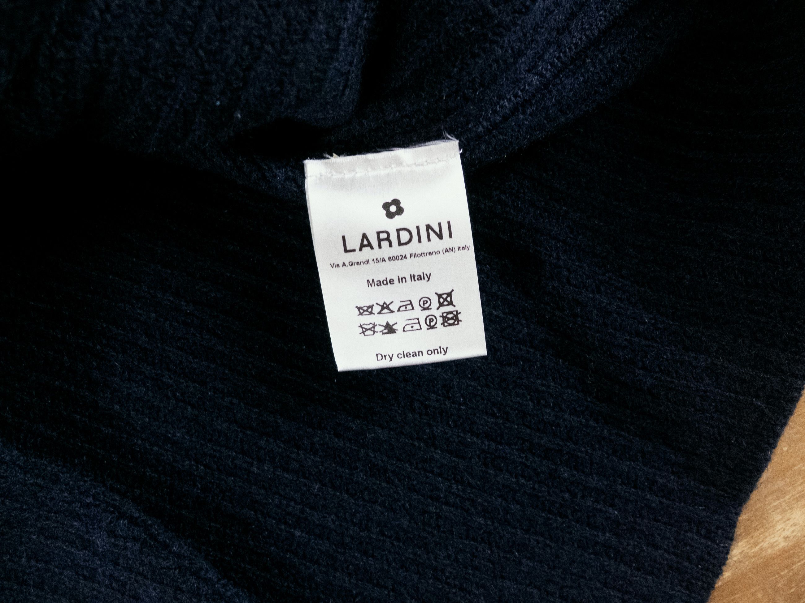 Lardini LARDINI navy blue chunky sweater jacket Size XL Size US XL / EU 56 / 4 - 5 Thumbnail