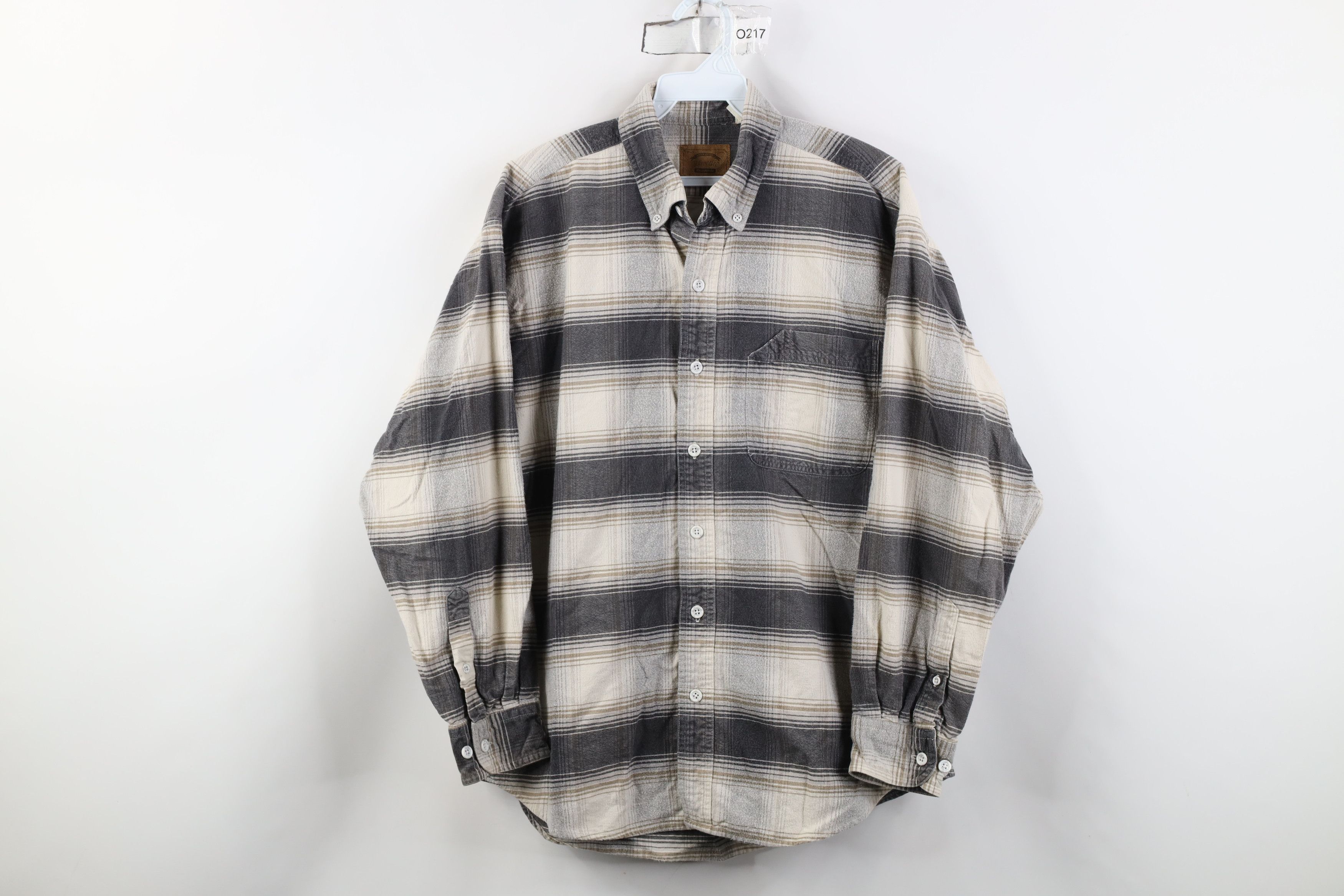 Vintage Vintage 90s Streetwear Heavyweight Flannel Button Down Shirt Size US L / EU 52-54 / 3 - 1 Thumbnail