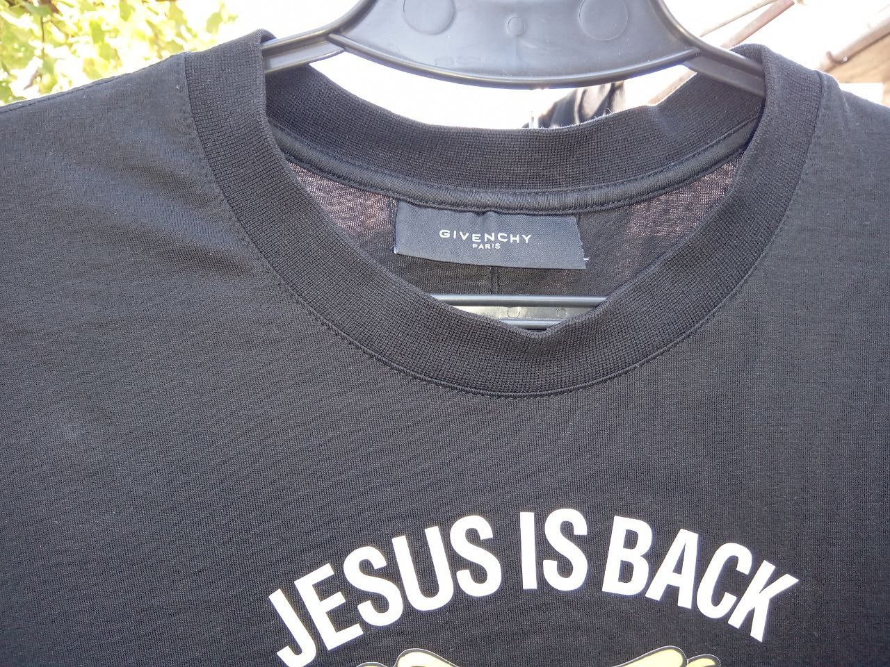 Givenchy Black Jesus is Back Oversized T-Shirt Size US XXS / EU 40 - 3 Thumbnail