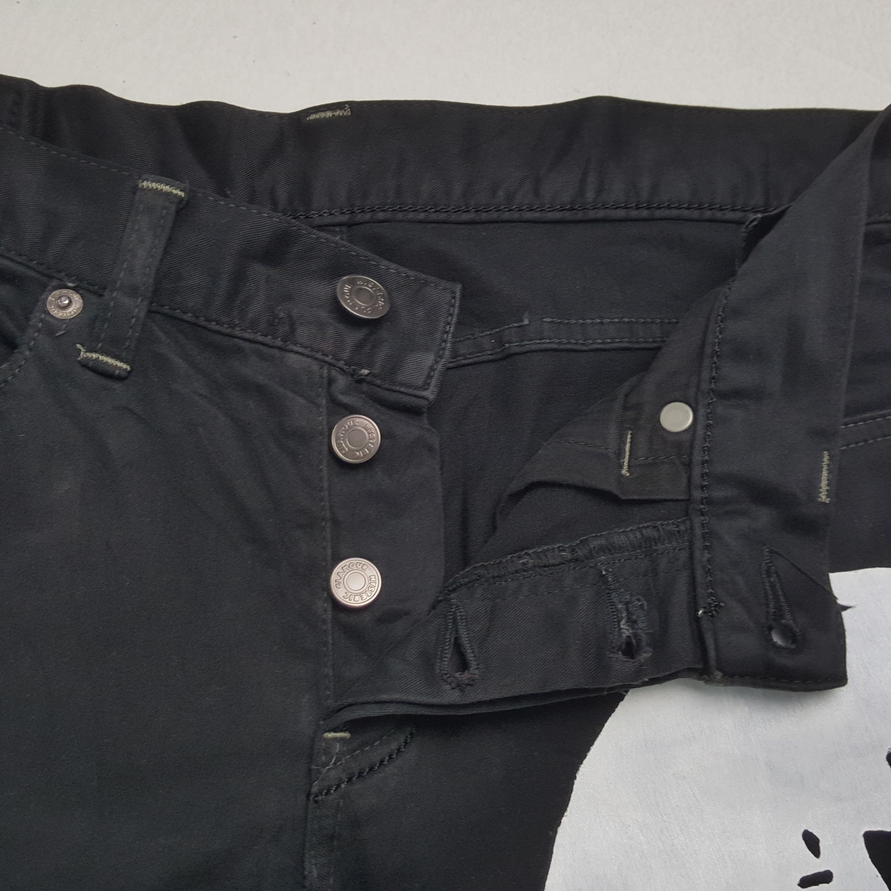 Hysteric Glamour × Japanese Brand × Vintage HYSTERIC GLAMOUR Japanese Brand Custom Art Jeans Size 31" - 12 Thumbnail