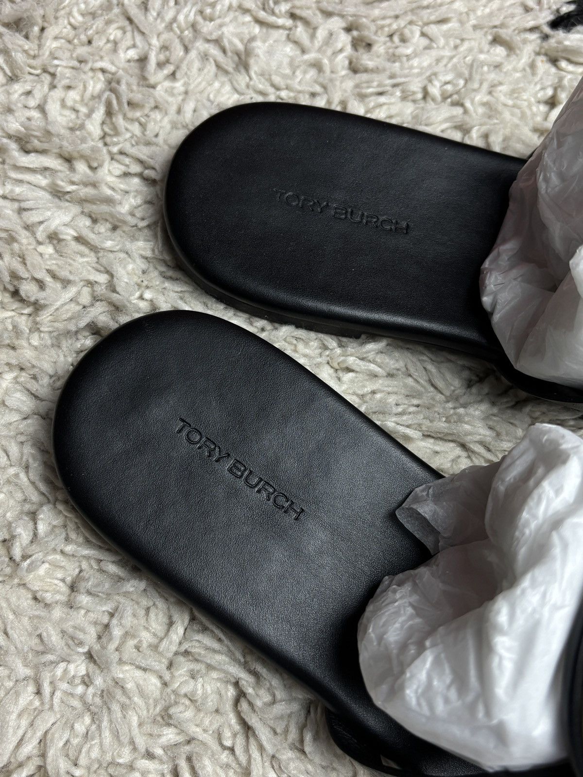 Tory Burch Tory Burch Meta Miller Black Sandal Size US 9.5 / IT 39.5 - 5 Thumbnail