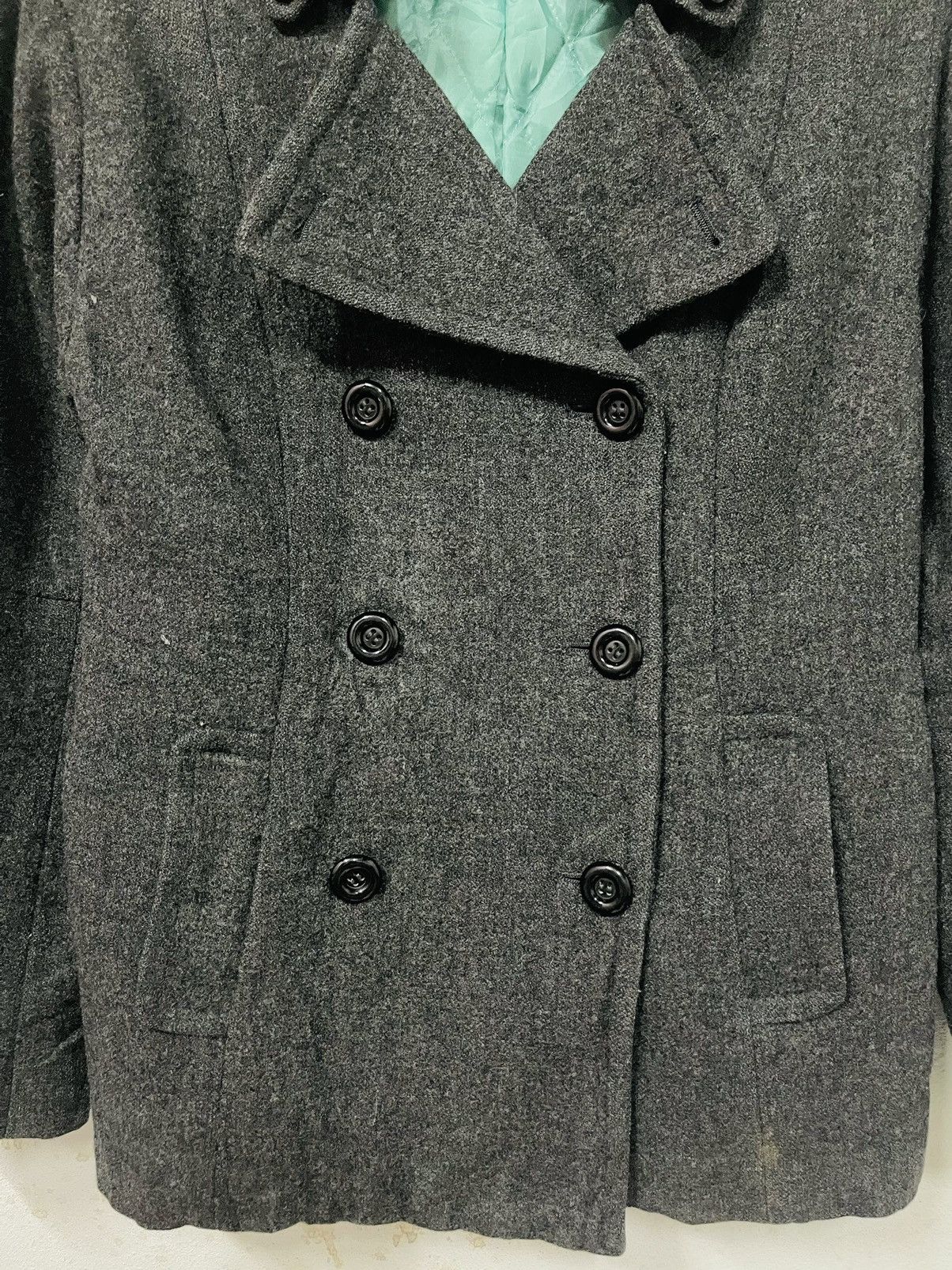 Japanese Brand × Vintage Tasse Tasse Double Breast Jacket Size S / US 4 / IT 40 - 8 Thumbnail