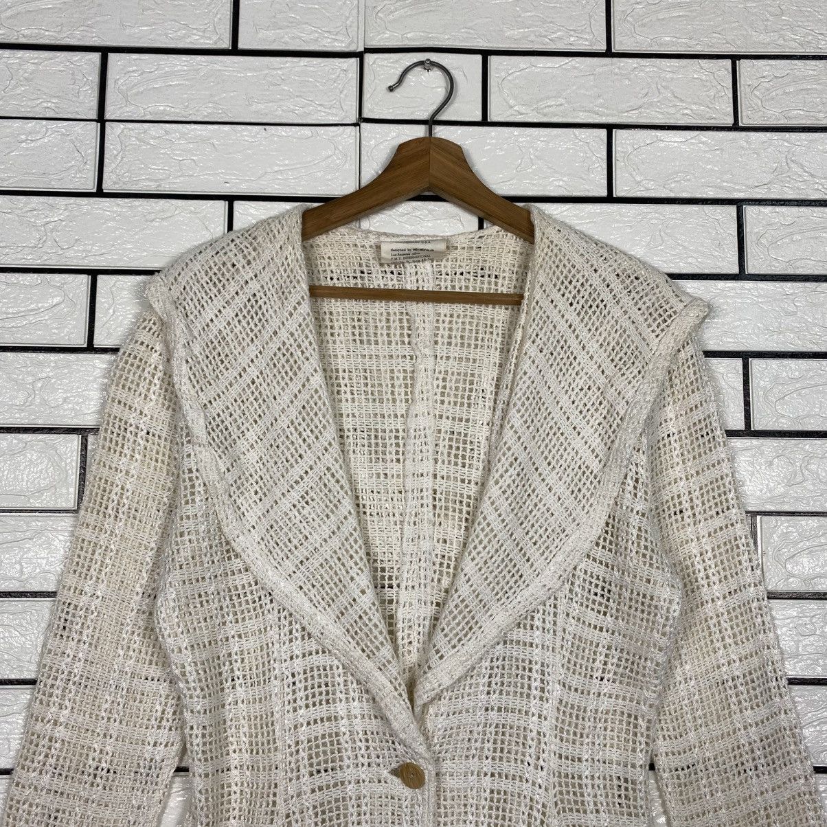 Japanese Brand Hollywood Movie Knit Net Button Sweater Issey Miyake Size US M / EU 48-50 / 2 - 4 Thumbnail