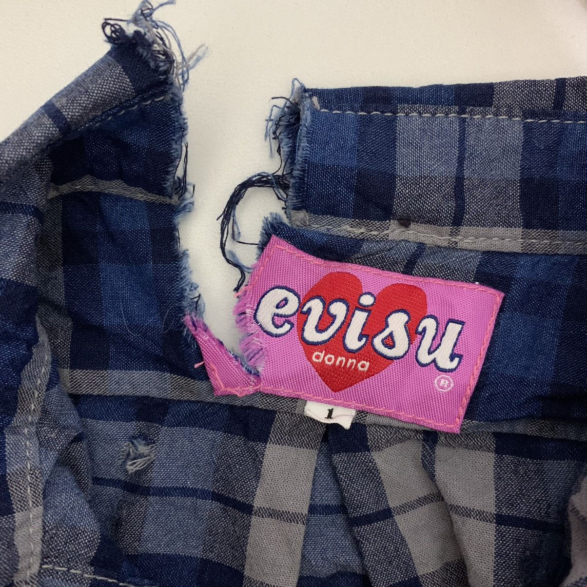 Evisu × Japanese Brand × Vintage EVISU DONNA CHECKERED SHIRT Size S / US 4 / IT 40 - 8 Thumbnail