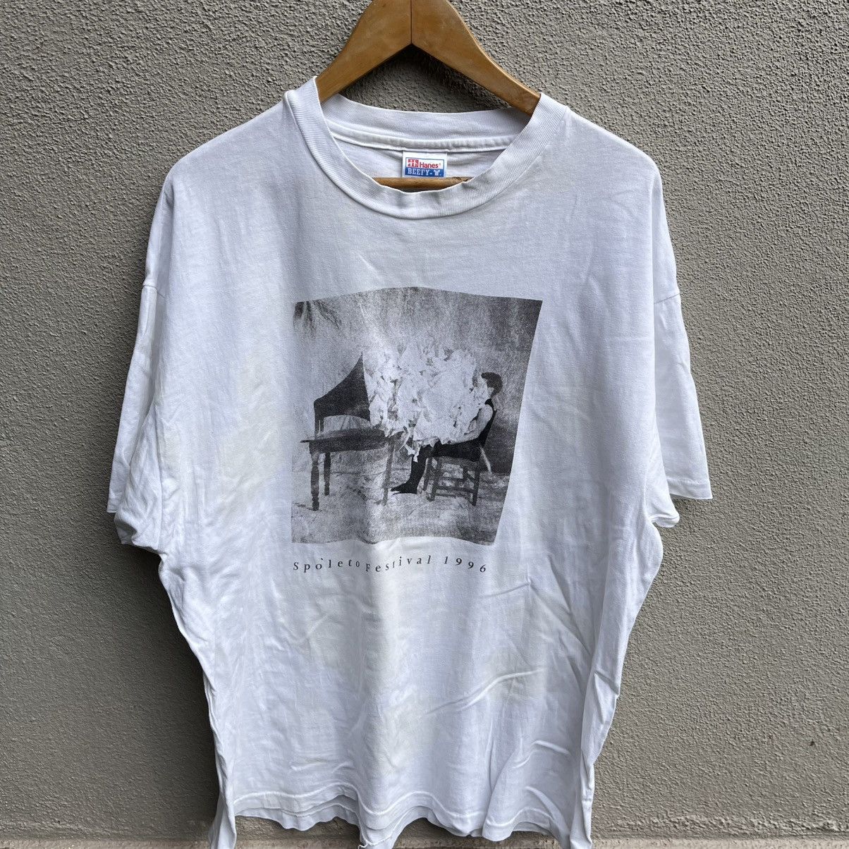 Vintage Vintage 90s SPOLETO FESTIVAL photo art tee music dance Size US XL / EU 56 / 4 - 2 Thumbnail