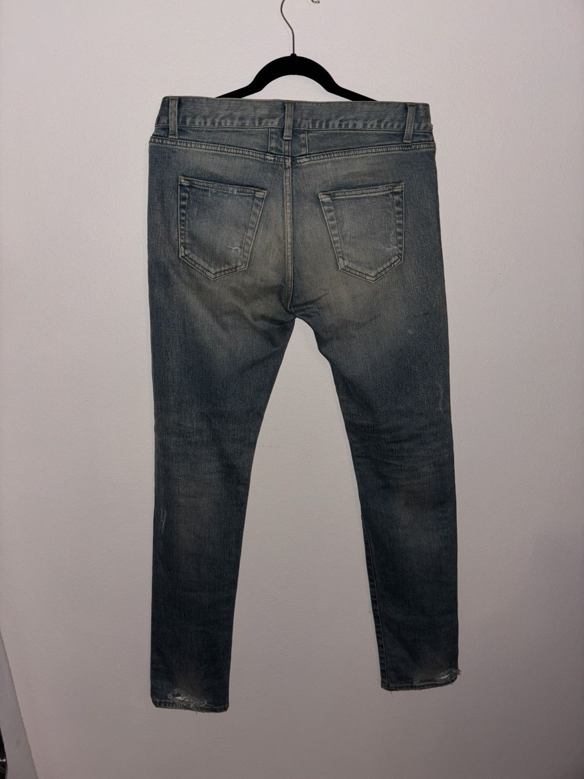 Yves Saint Laurent SS15 Saint Laurent Distressed Denim “D02” Size US 31 - 2 Thumbnail