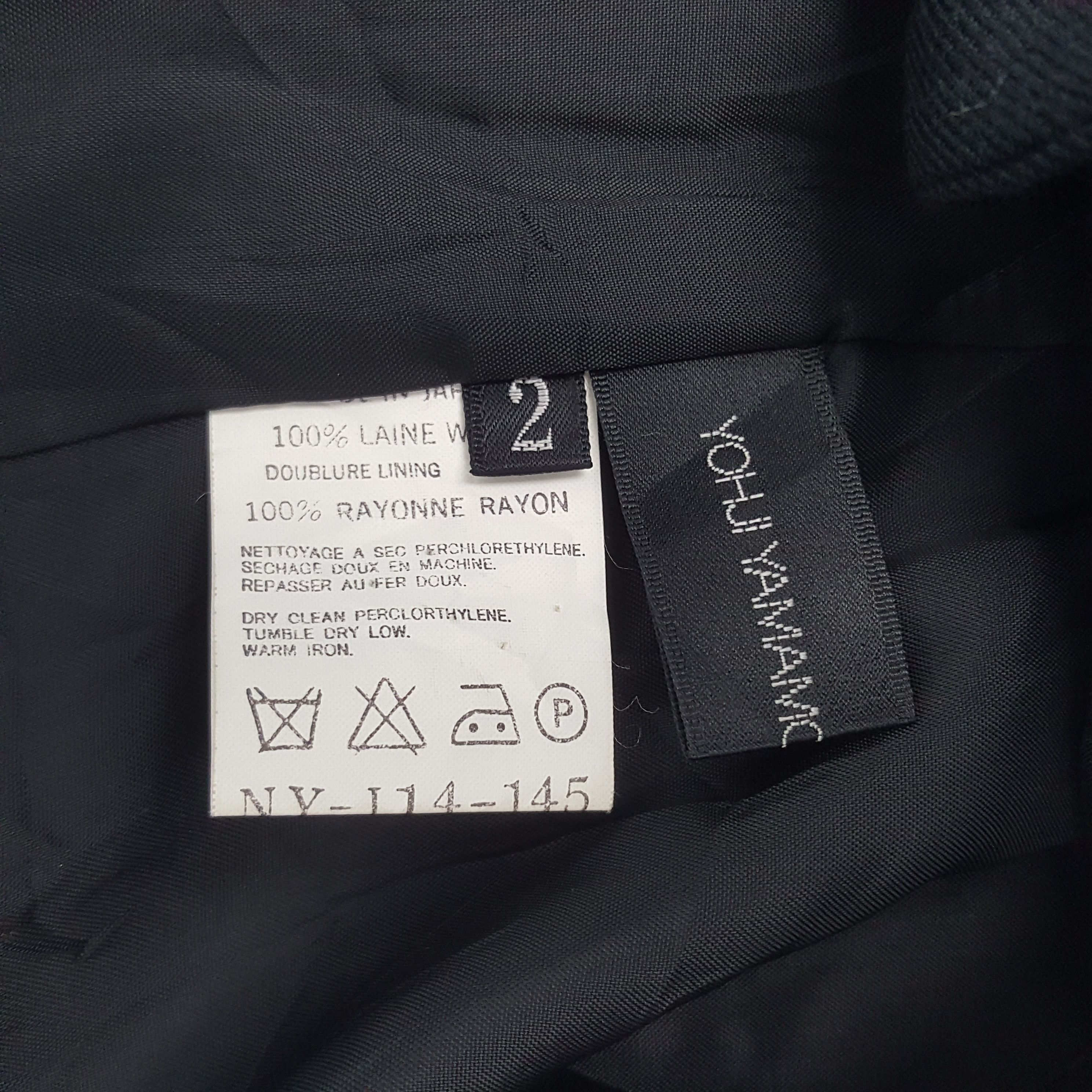 Japanese Brand × Vintage × Yohji Yamamoto Vintage Yohji Yamamoto x Noir Japanese Designer Jacket Size US XS / EU 42 / 0 - 7 Thumbnail