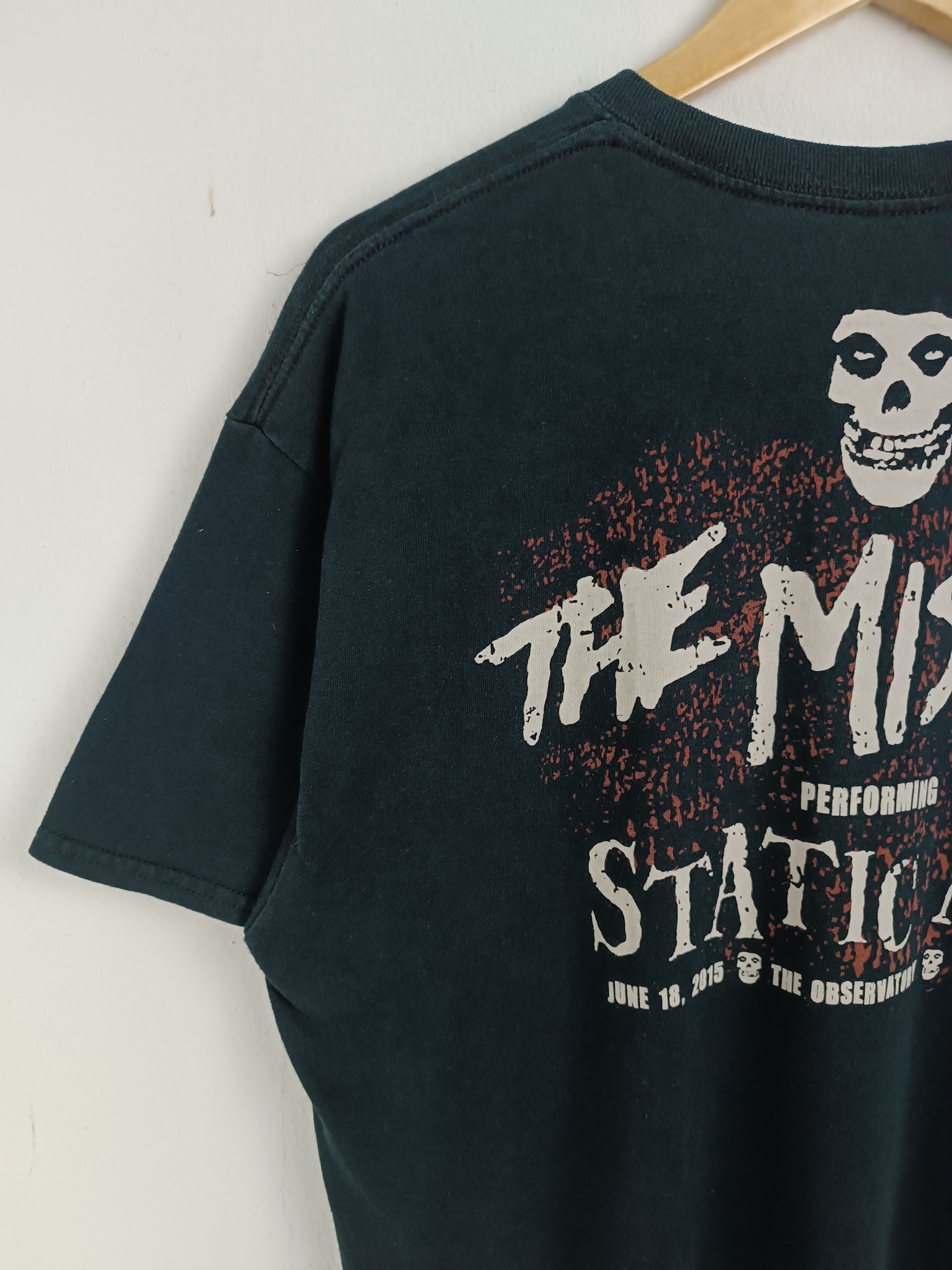 Band Tees VINTAGE THE MISFITS STATIC AGE FADED PUNK HORROR DANZIG TEE Size US L / EU 52-54 / 3 - 11 Thumbnail