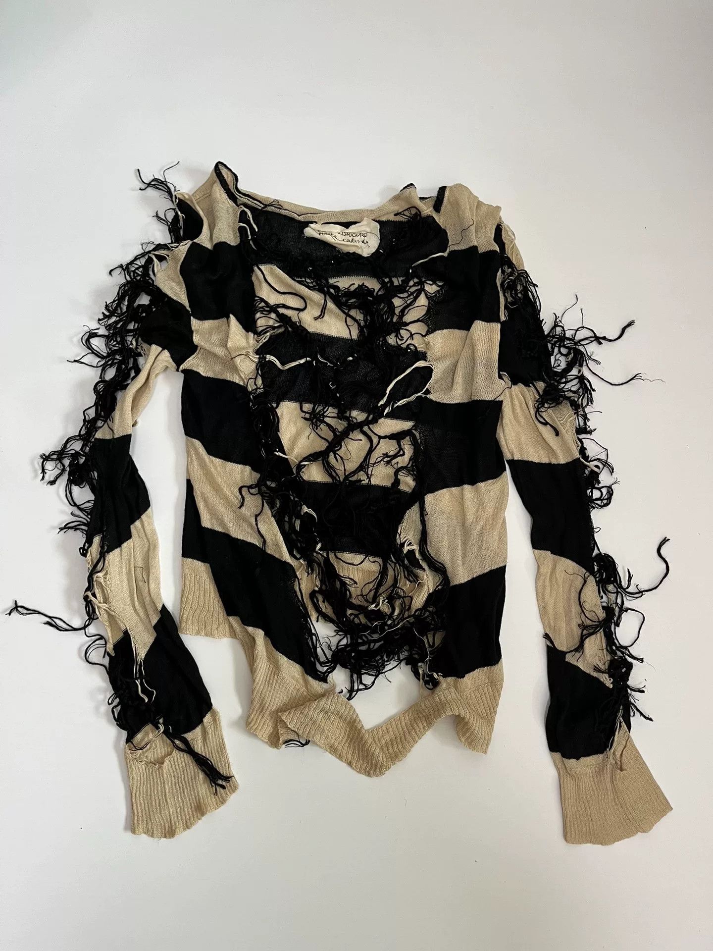 Nozomi Ishiguro Nozomi Ishiguro Torn Sweater Top Size M / US 6-8 / IT 42-44 - 1 Thumbnail