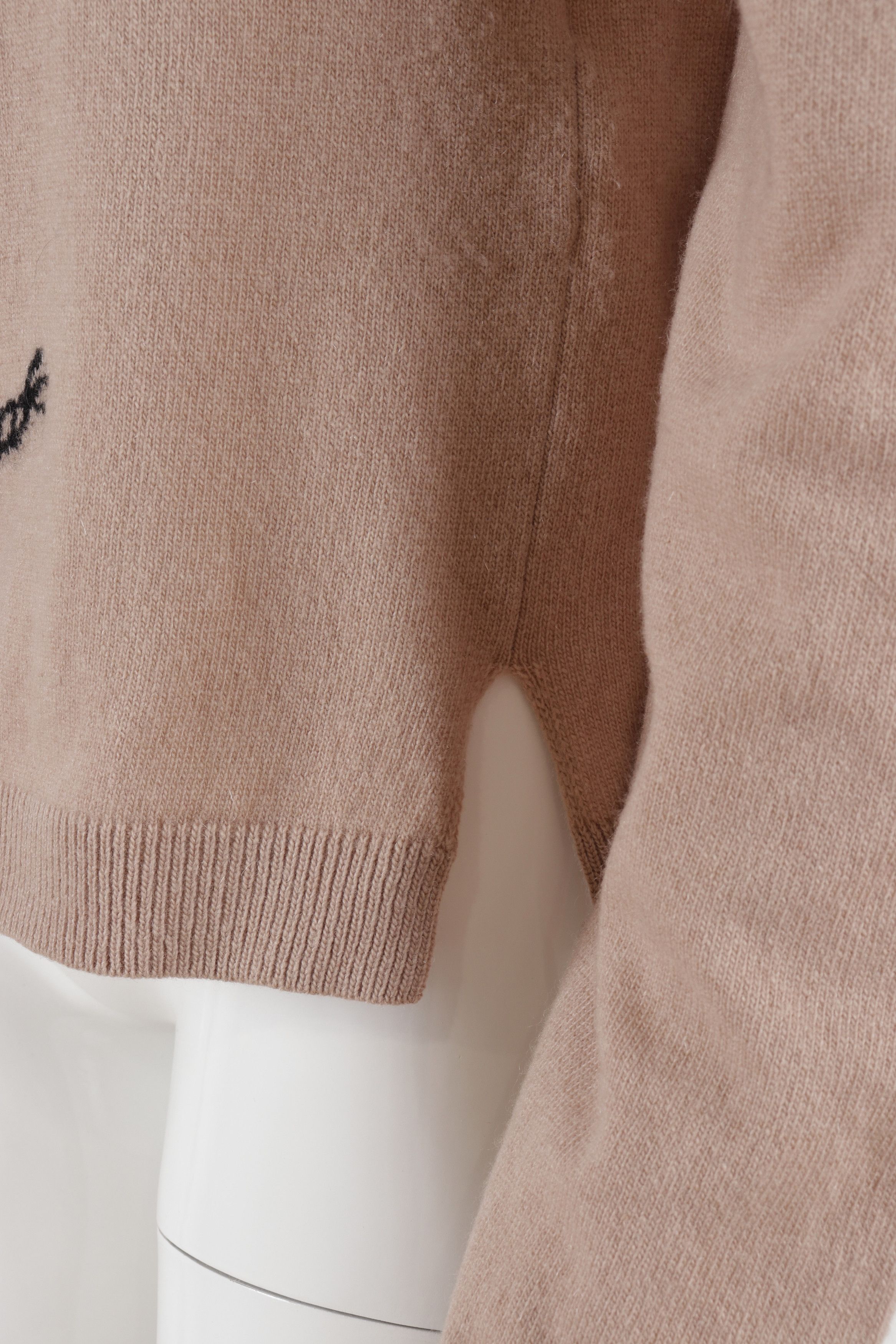 Valentino Valentino Beige Powder Wool Cashmere Tattoo Sweater Size S / US 4 / IT 40 - 10 Thumbnail
