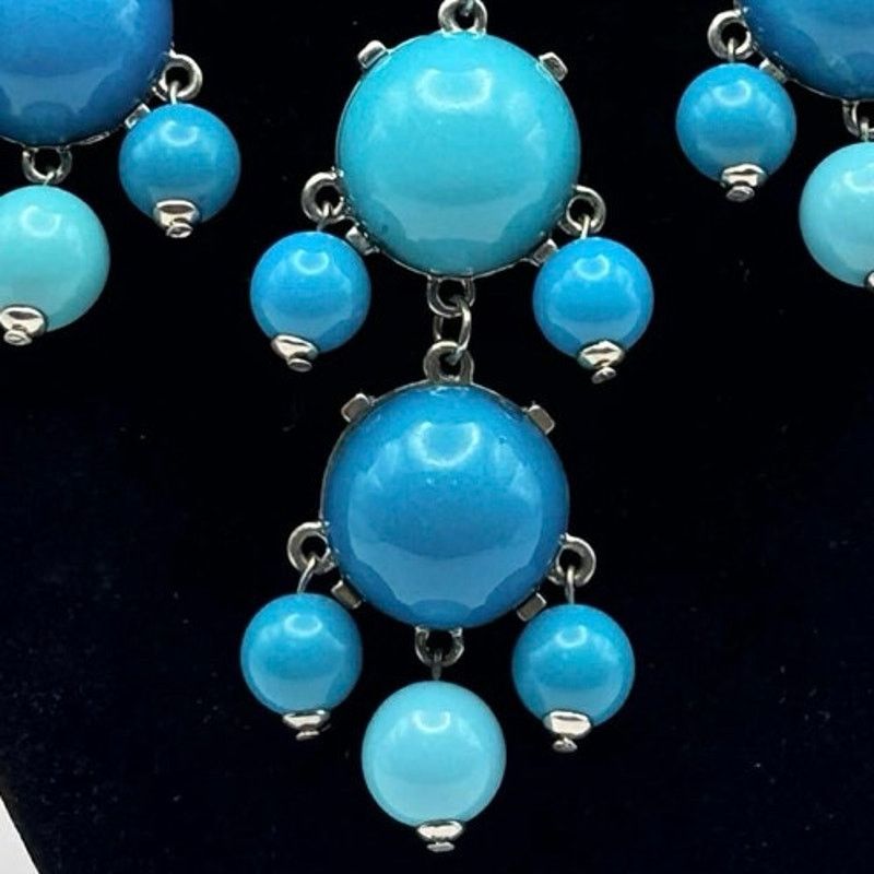 Other Blue Multi Beaded Necklace Size ONE SIZE - 2 Thumbnail