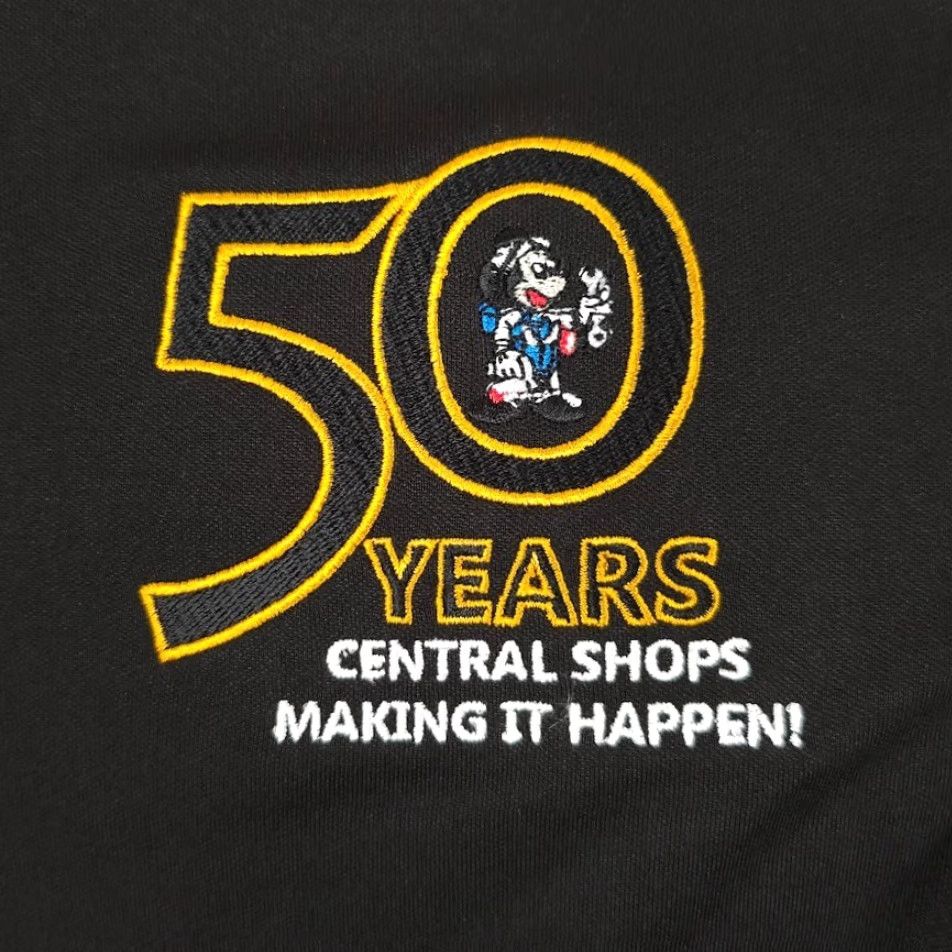 Disney Disney Polo Shirt Mens Size Large Black Central Shops Employee 50 Years Size US L / EU 52-54 / 3 - 3 Thumbnail