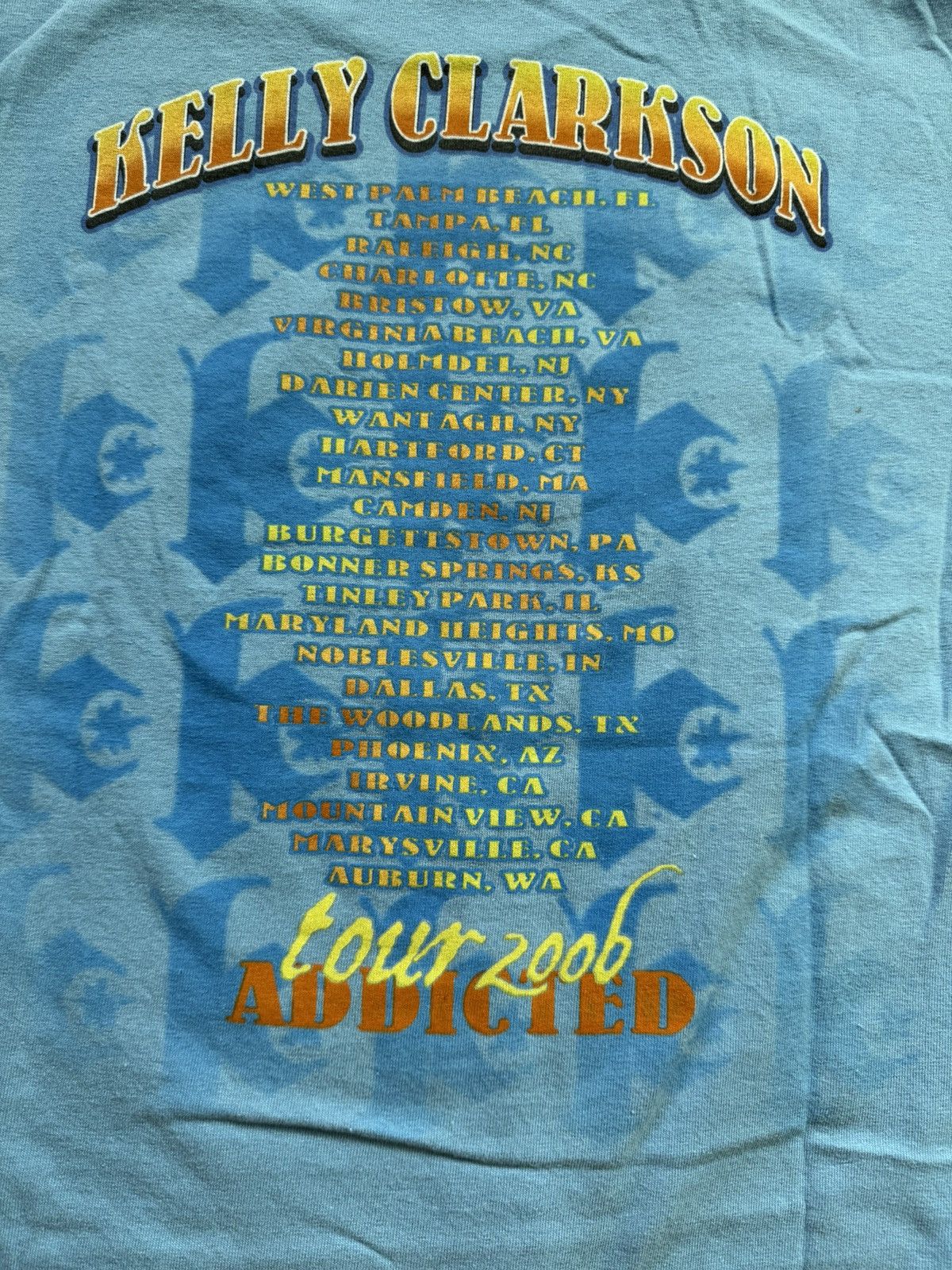 Band Tees Kelly Clarkson 2006 vintage official rare tour t-shirt Size US M / EU 48-50 / 2 - 3 Thumbnail