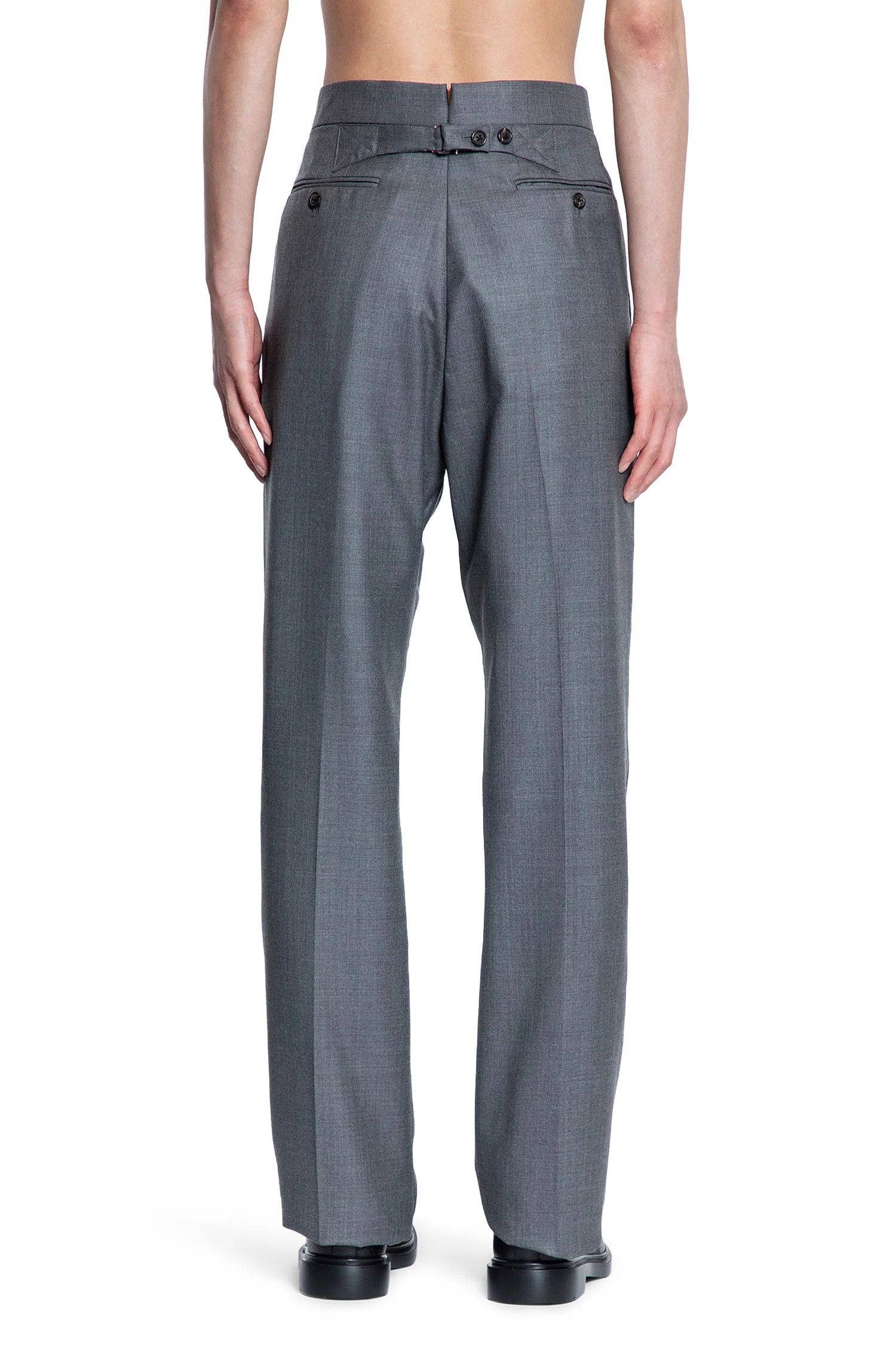 Thom Browne THOM BROWNE classic gray wool pants Size 2 / Medium q Size US 32 / EU 48 - 3 Thumbnail