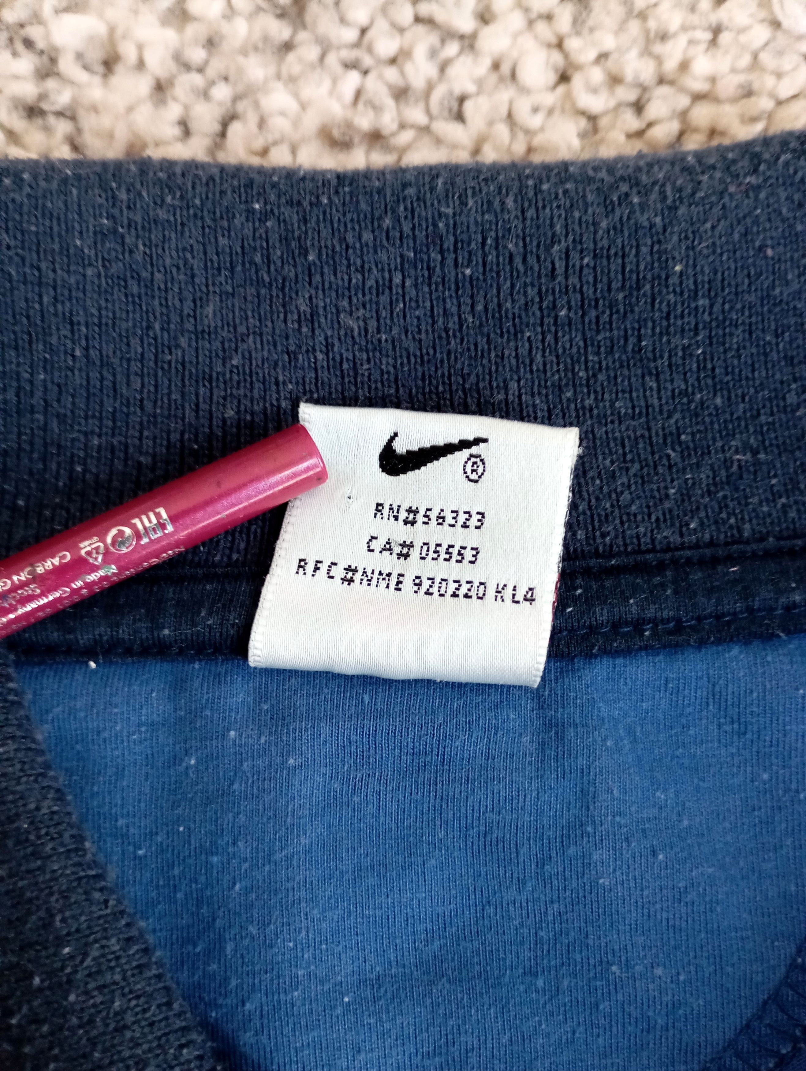 Nike × Vintage Nike Big Embroidered Logo Y2K Swoosh T-Shirt Size US M / EU 48-50 / 2 - 5 Thumbnail