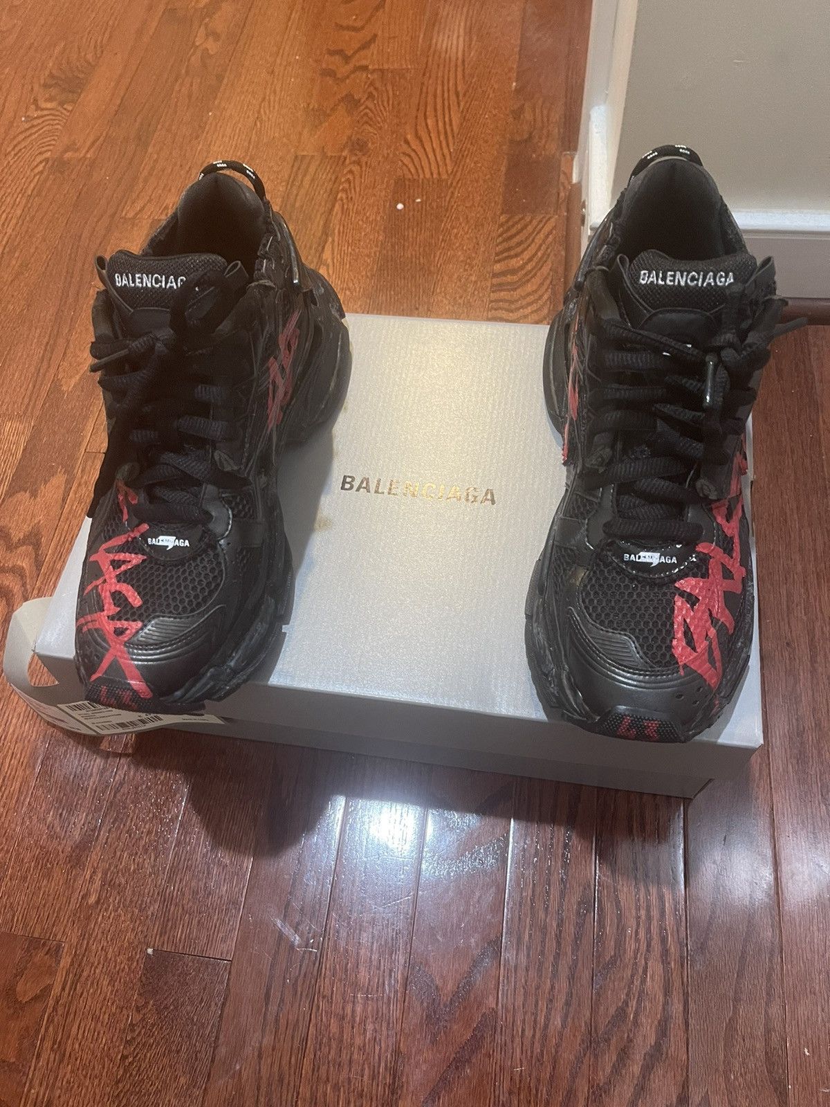 Balenciaga Balenciaga Graffiti Runners 2023 Size US 10 / EU 43 - 4 Thumbnail