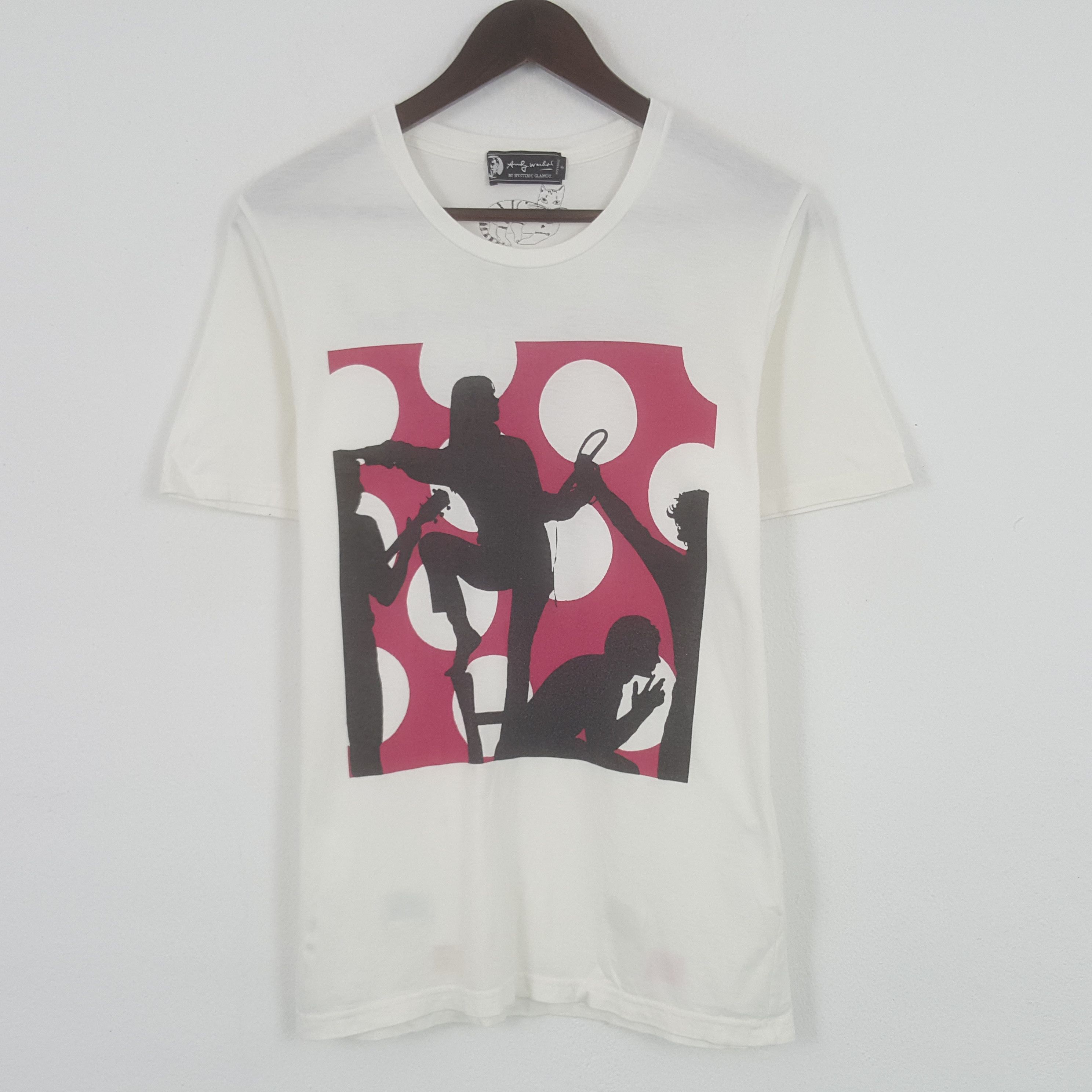 Andy Warhol × Hysteric Glamour × Vintage Vintage Hysteric Glamour x Andy Warhol Tshirt Size US S / EU 44-46 / 1 - 3 Thumbnail