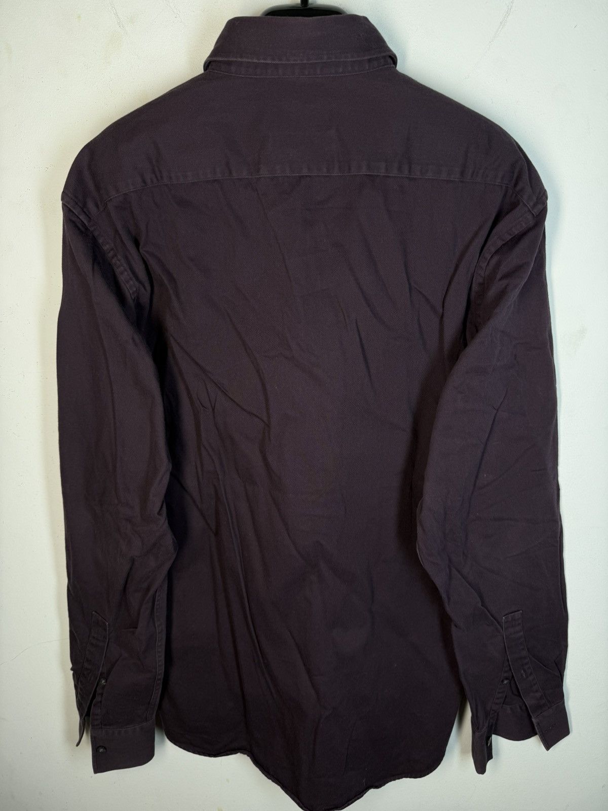 Yves Saint Laurent Heavy YSL Shirt Cotton Grey Size US L / EU 52-54 / 3 - 10 Thumbnail