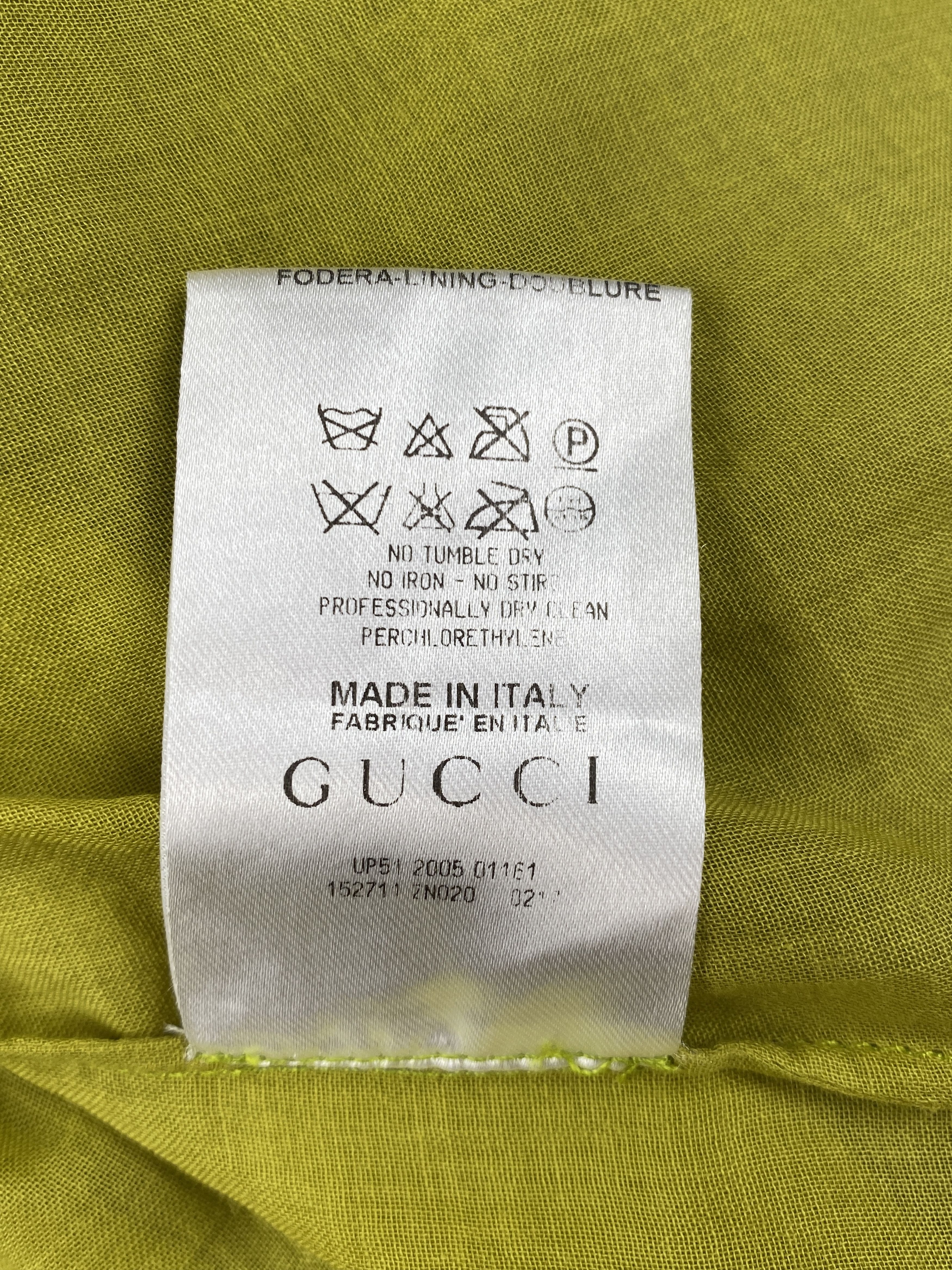 Gucci Tom Ford Womens Cuffed Sleeve Shirt Size XS / US 0-2 / IT 36-38 - 17 Thumbnail