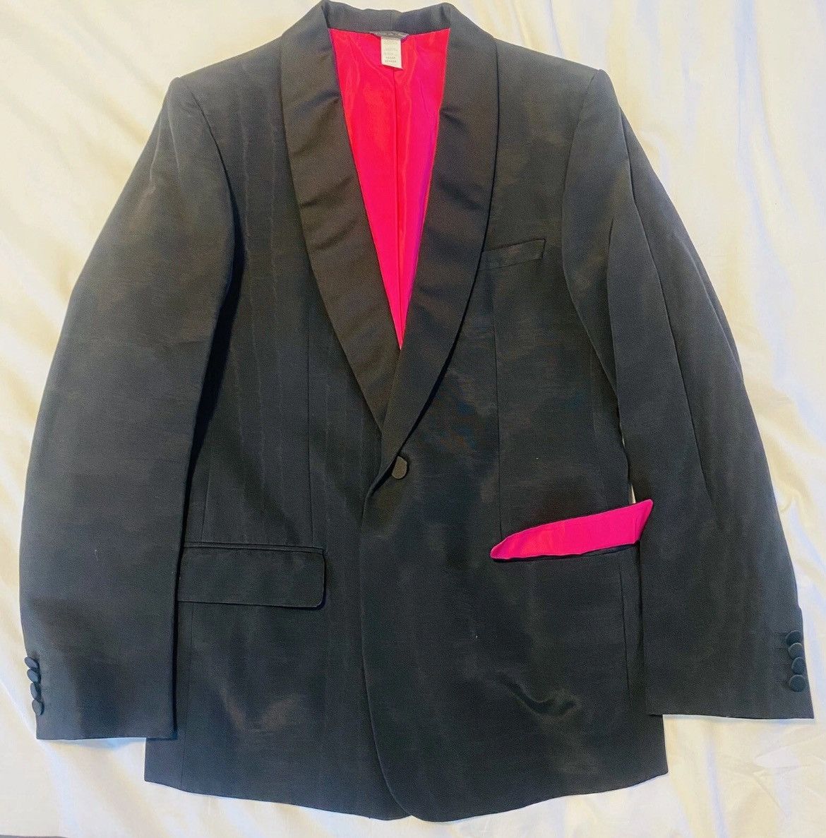 Versace Gianni Versace black and pink Tuxedo Size 48R - 15 Thumbnail
